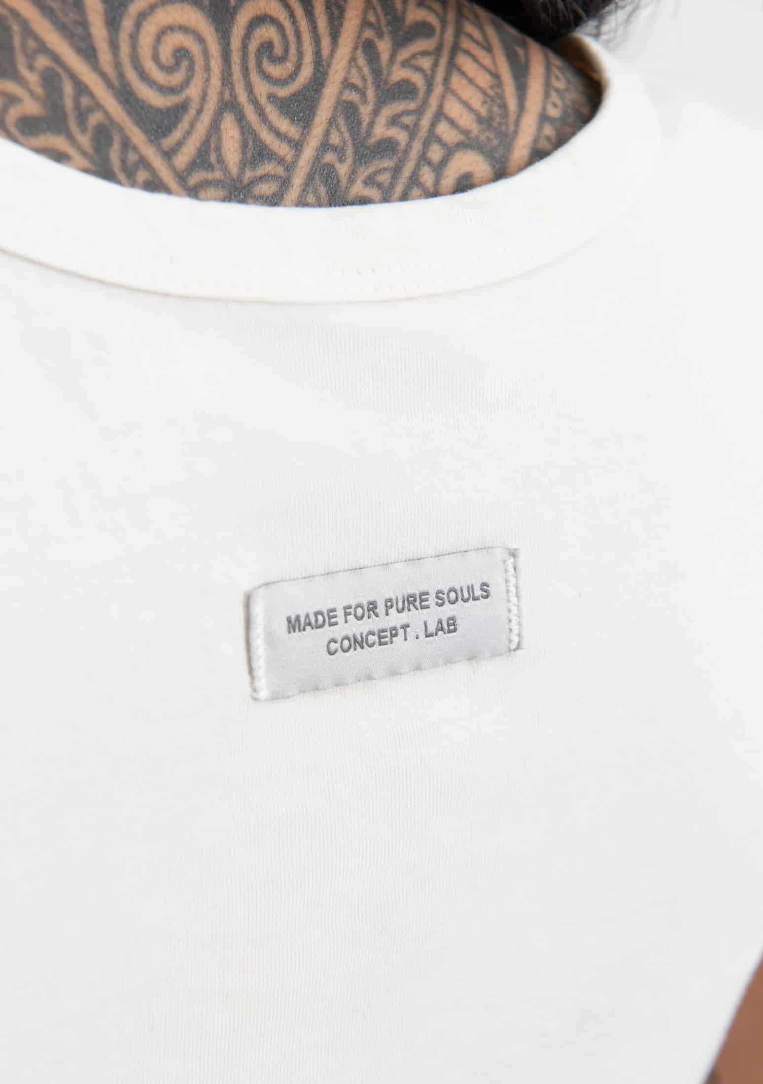 knockout white crop top - miniatura 8
