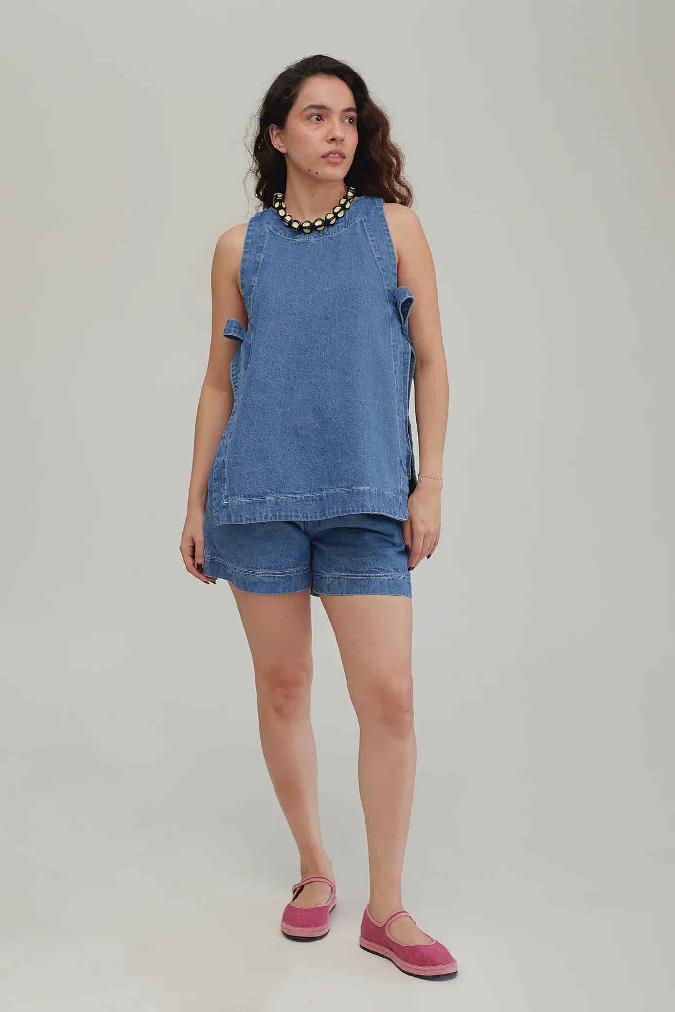 Top Hermandad Denim - miniatura 8