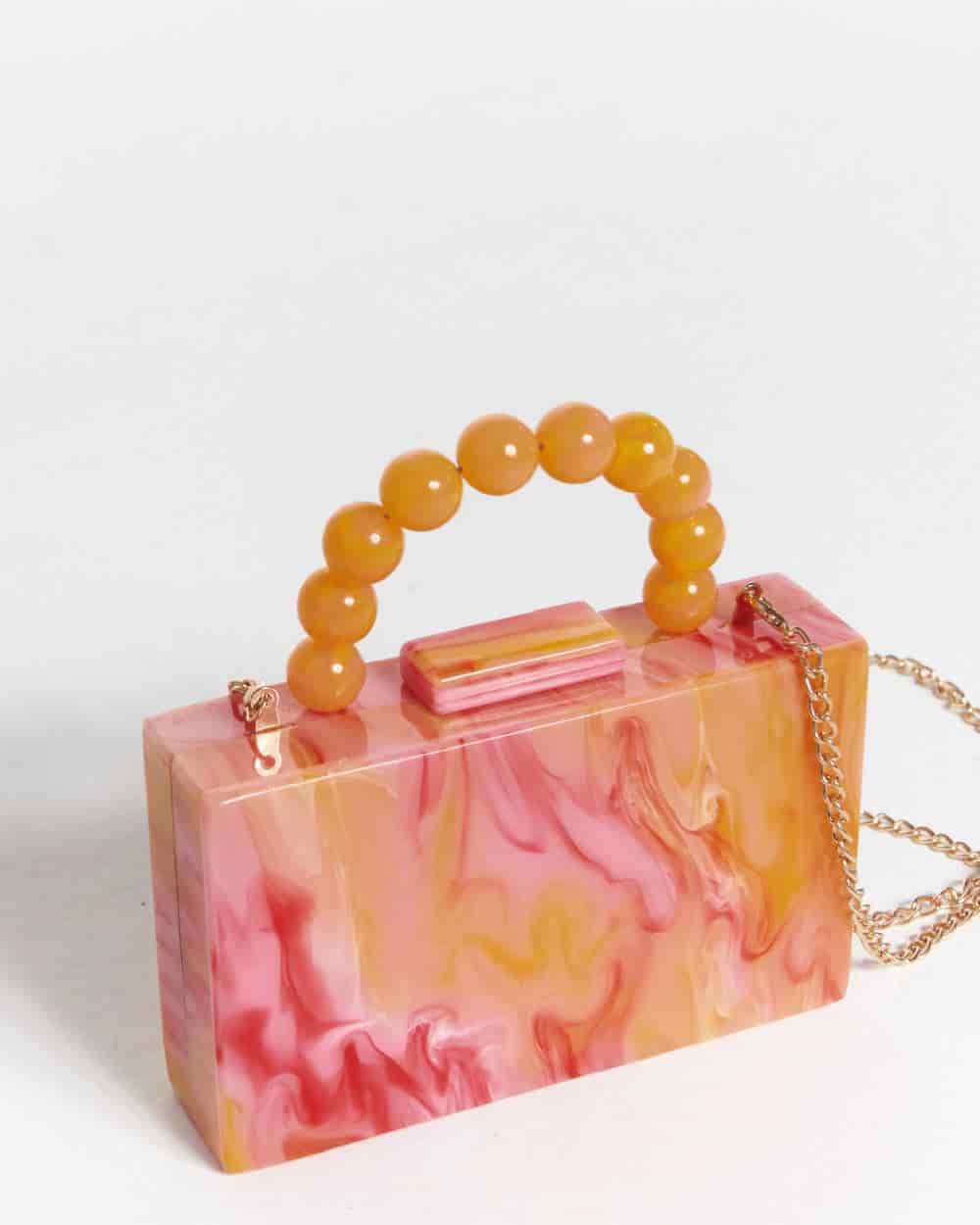 CORAL STONE HANDLE BAG - miniatura 1