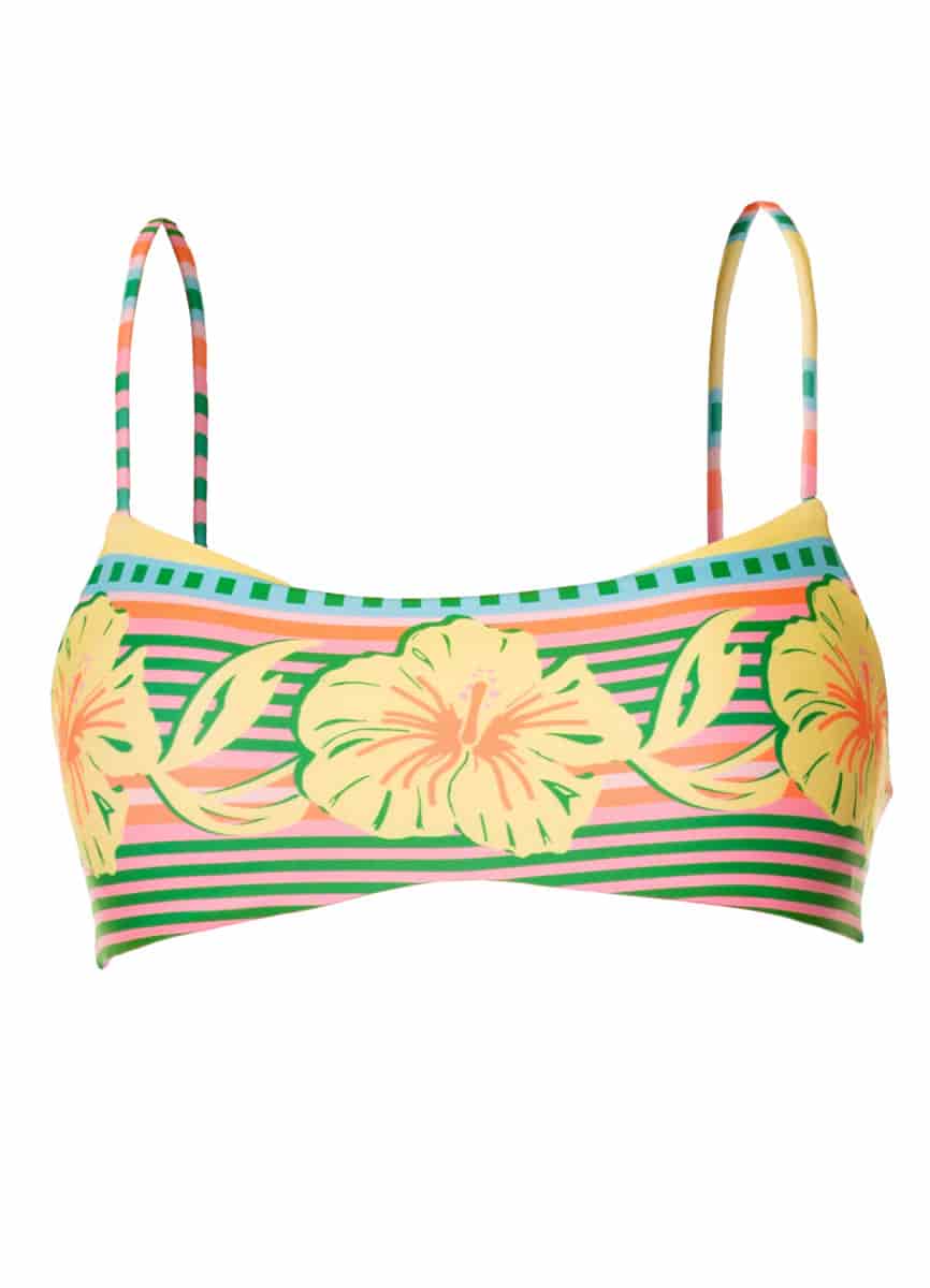 Maaji Striped Paradise Megara Classic Bralette Bikini Top - miniatura 5