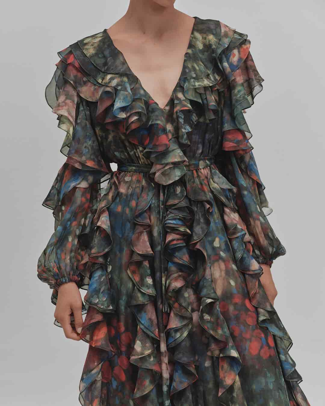 "PEONIA" MAXI DRESS - miniatura 1