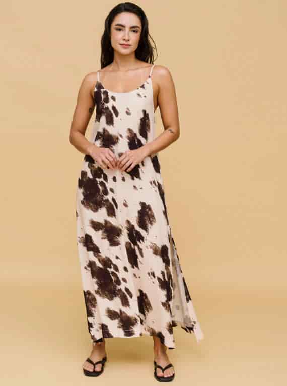 VESTIDO PRINT VACA - miniatura 1