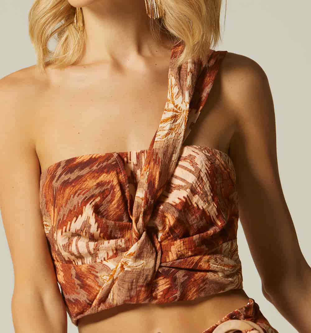 Blusa un solo hombro - miniatura 2