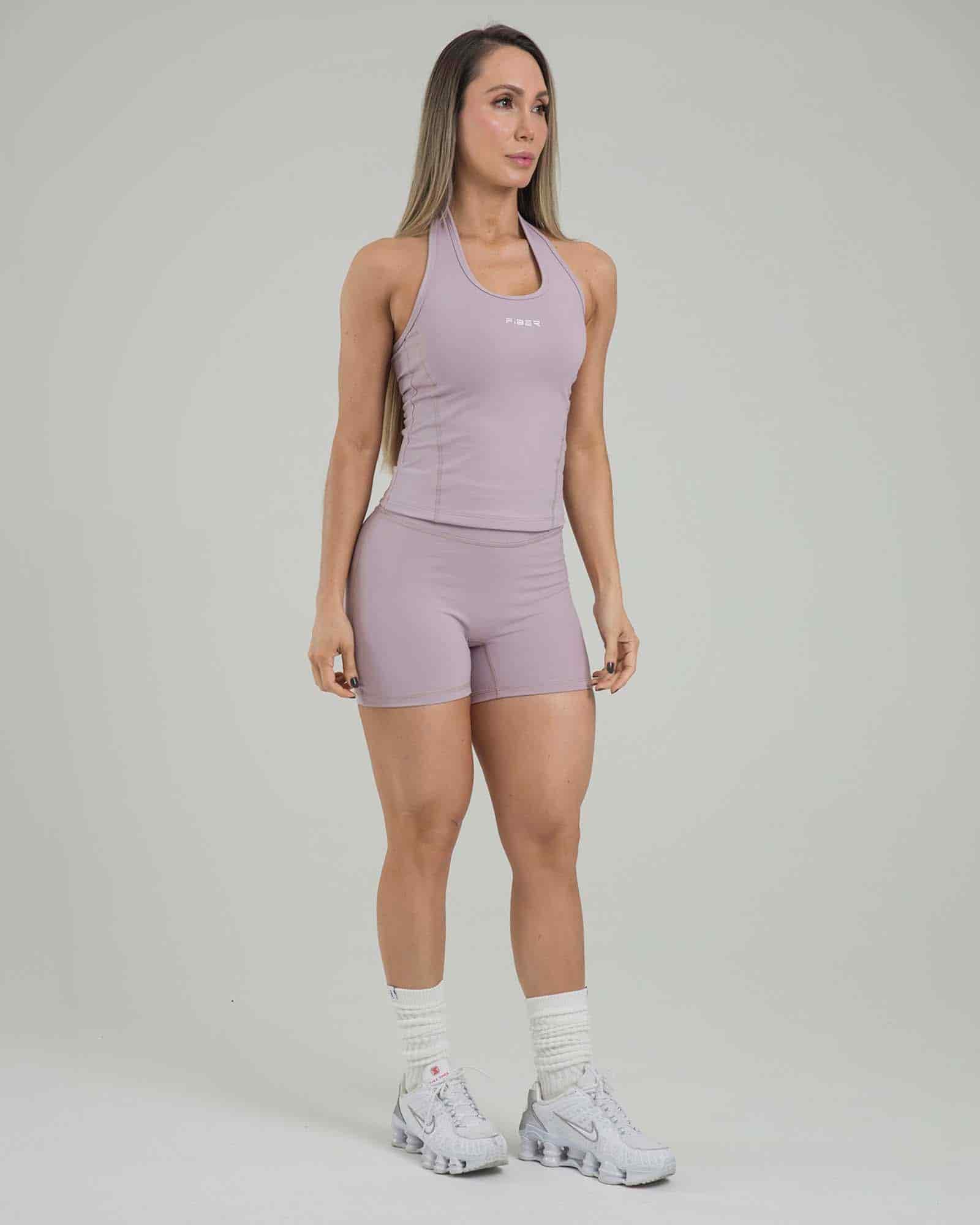 Short bold contrast rosa lilac lumen FIBER - miniatura 1