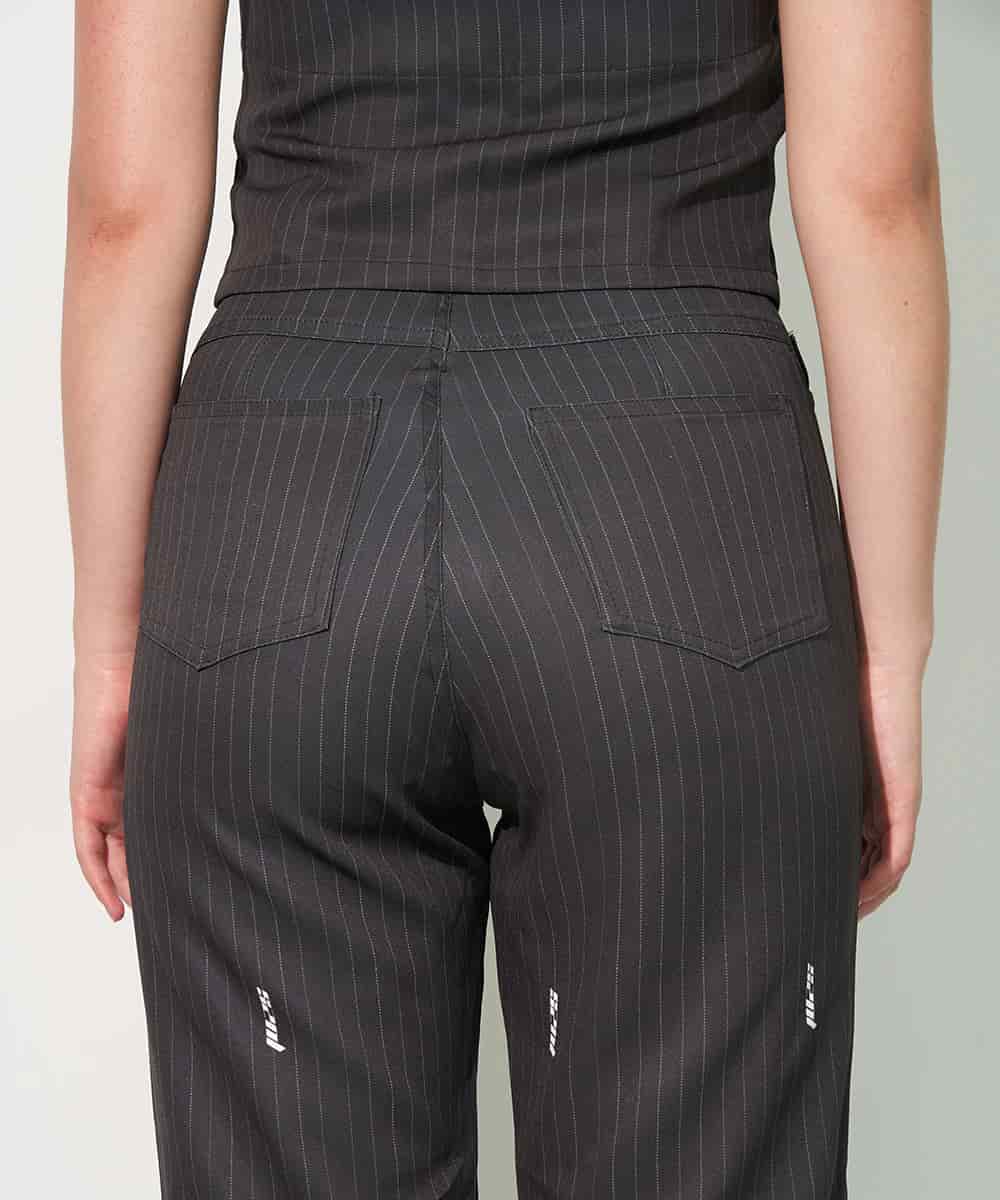 Howdy Pants in Black Pinstripe - miniatura 4