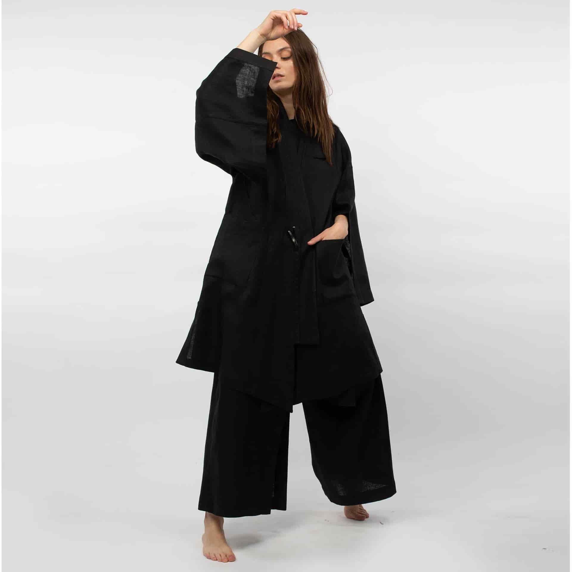 Kimono Cruzado Mangas Abiertas - miniatura 4