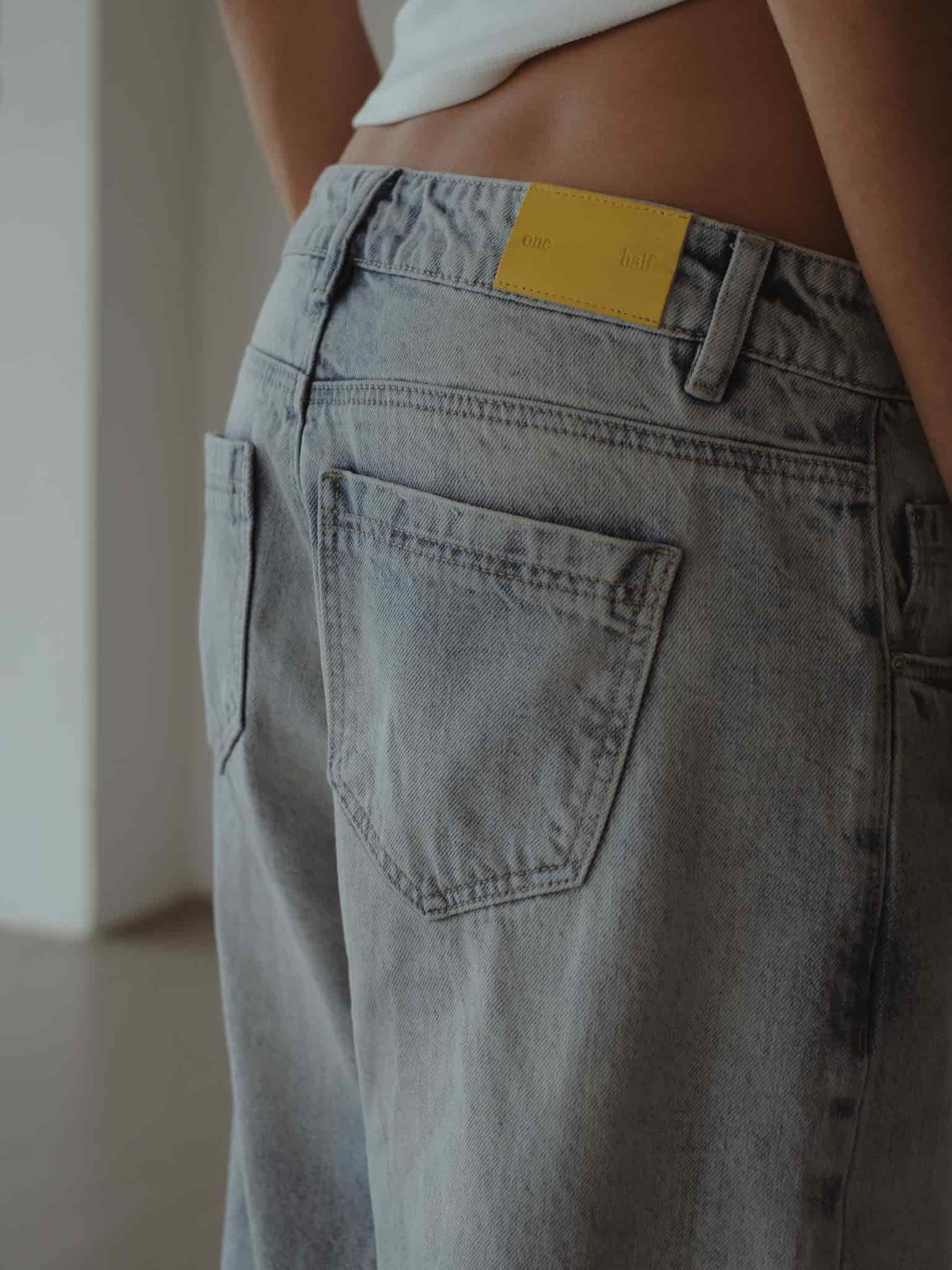 LONG BARREL JEAN - OLD LIGHT BLUE - miniatura 11
