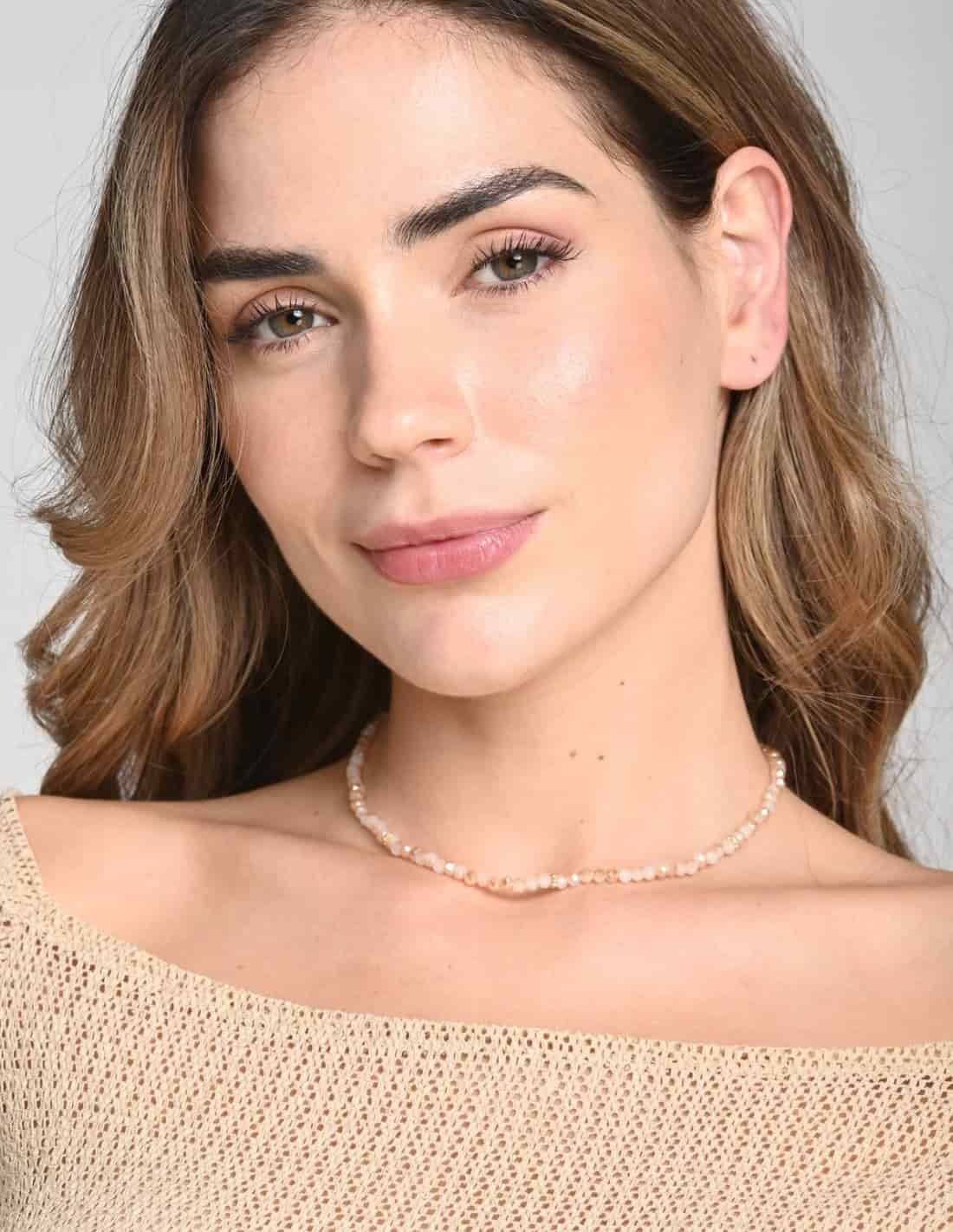 Choker Kiran Beige - miniatura 1