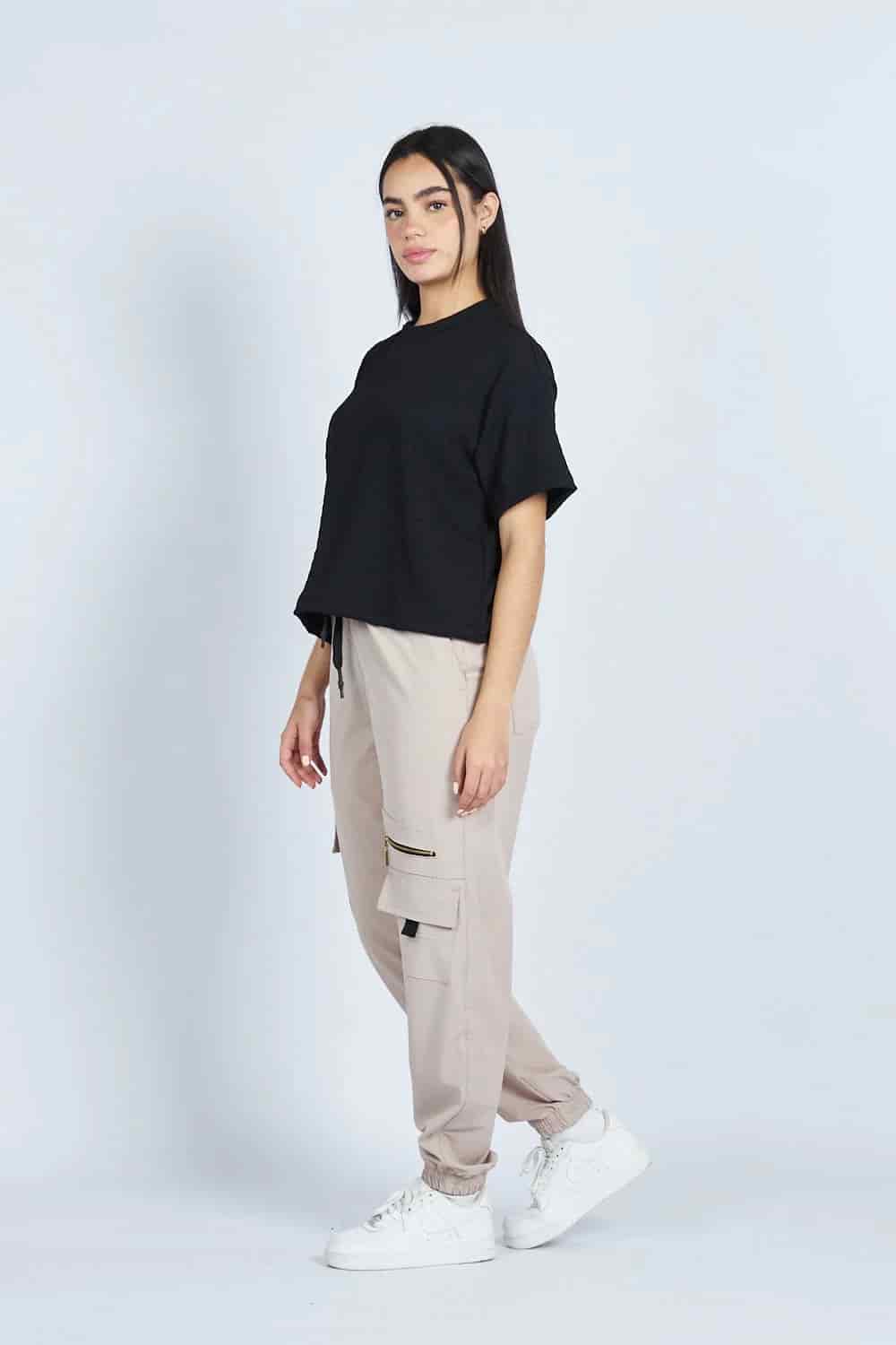 Camiseta oversize textura NEGRA | Drop 03 | - miniatura 2