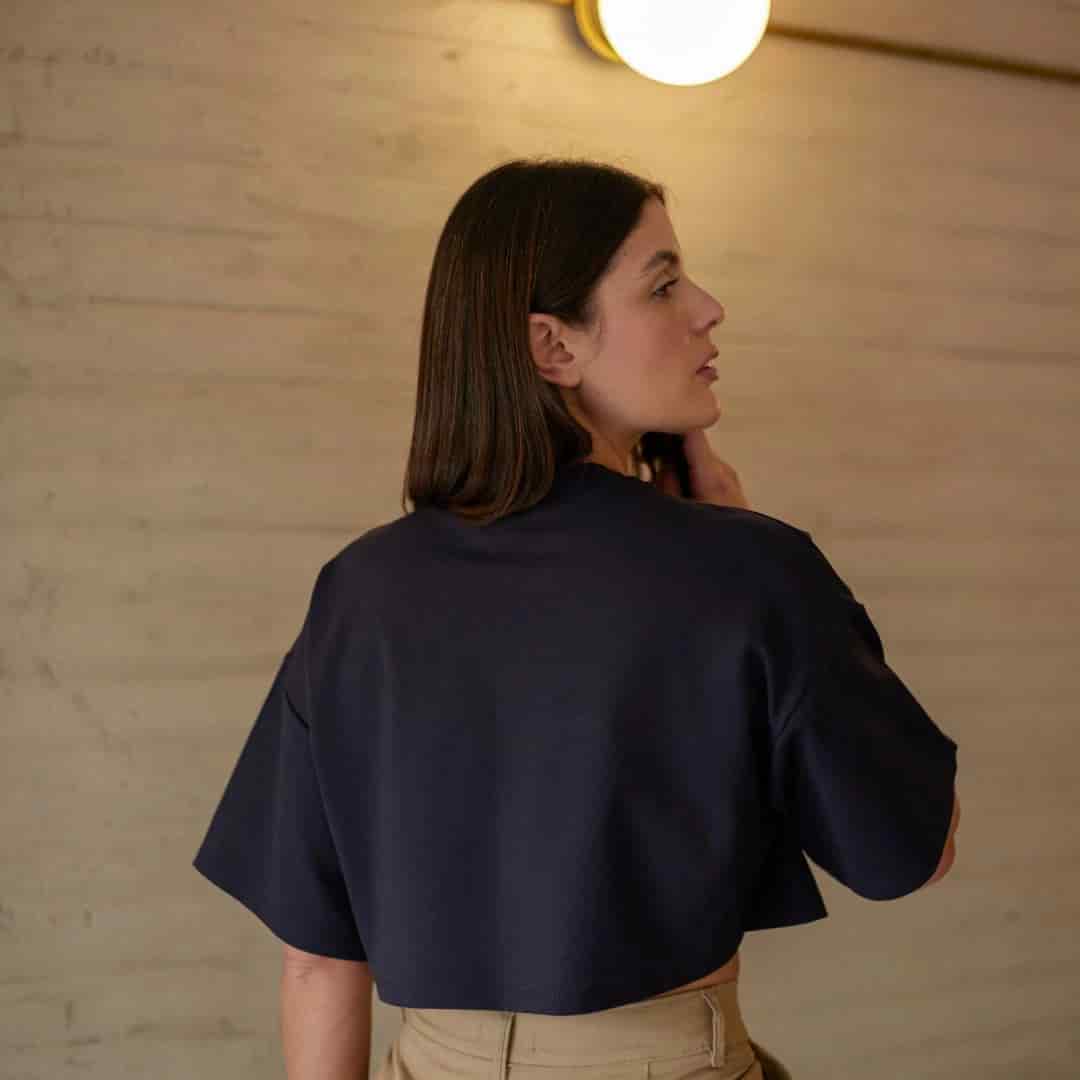 Camiseta Confort Azul Noche - miniatura 4