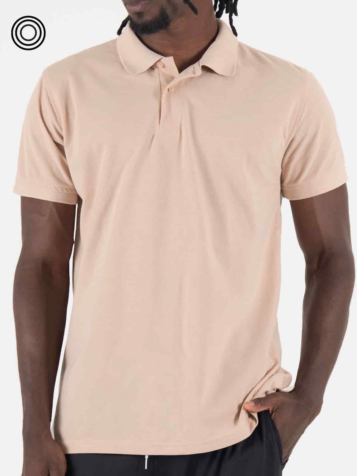 Polo camiseta beige - miniatura 4