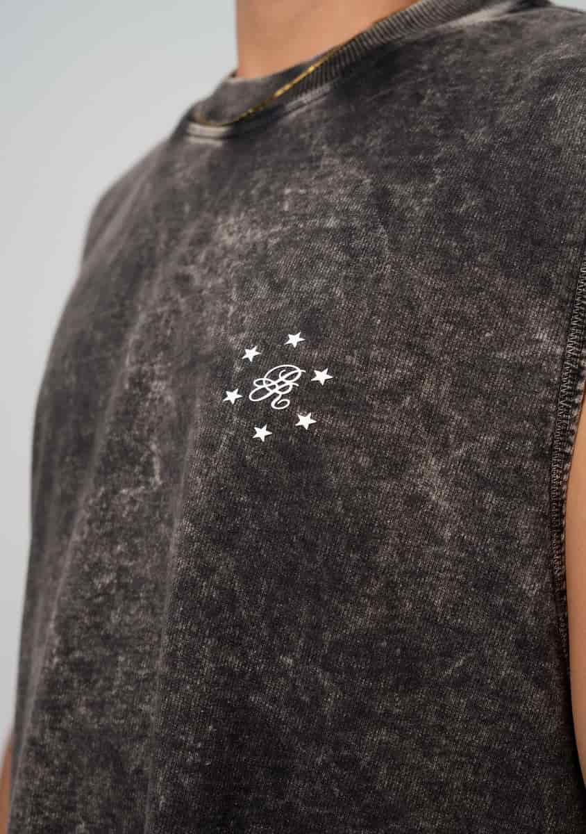 Still Hungry Washed Gray Tank Top - miniatura 9