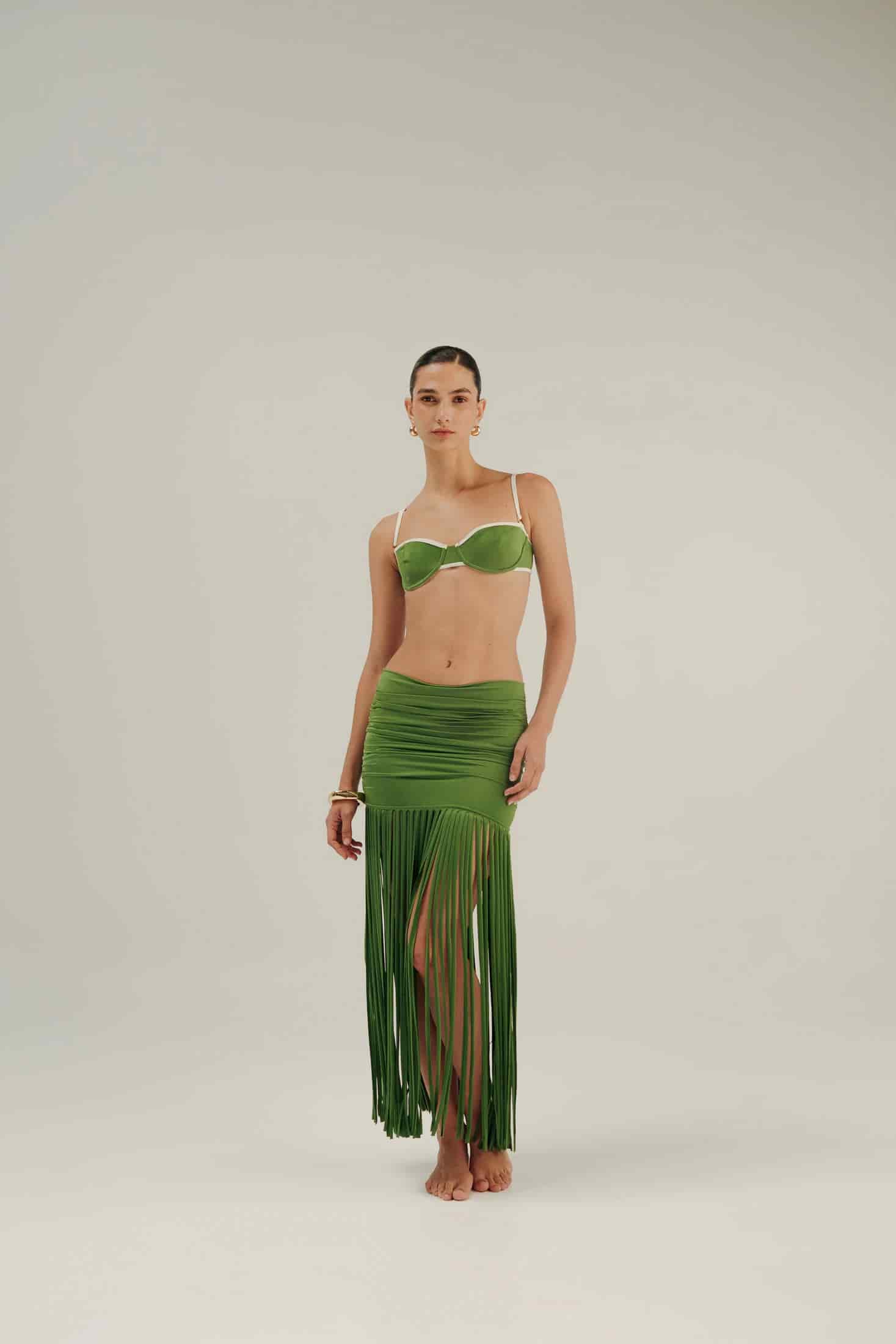 PICOS DE LA SIERRA BIKINI TOP - ALGAE GREEN - miniatura 3