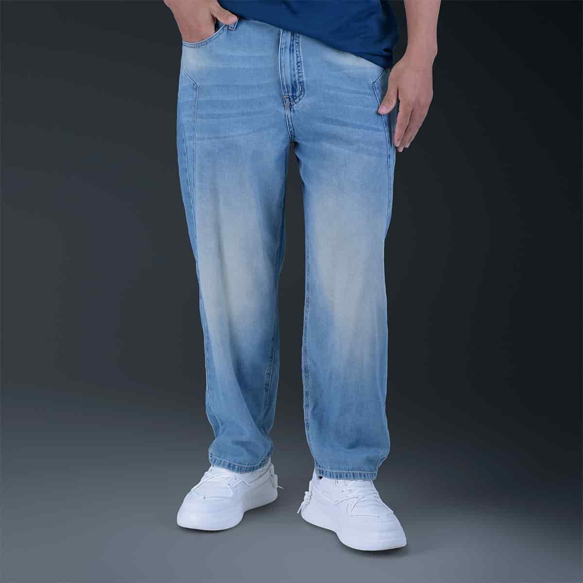 Jeans Azul Regular Baggy - miniatura 1