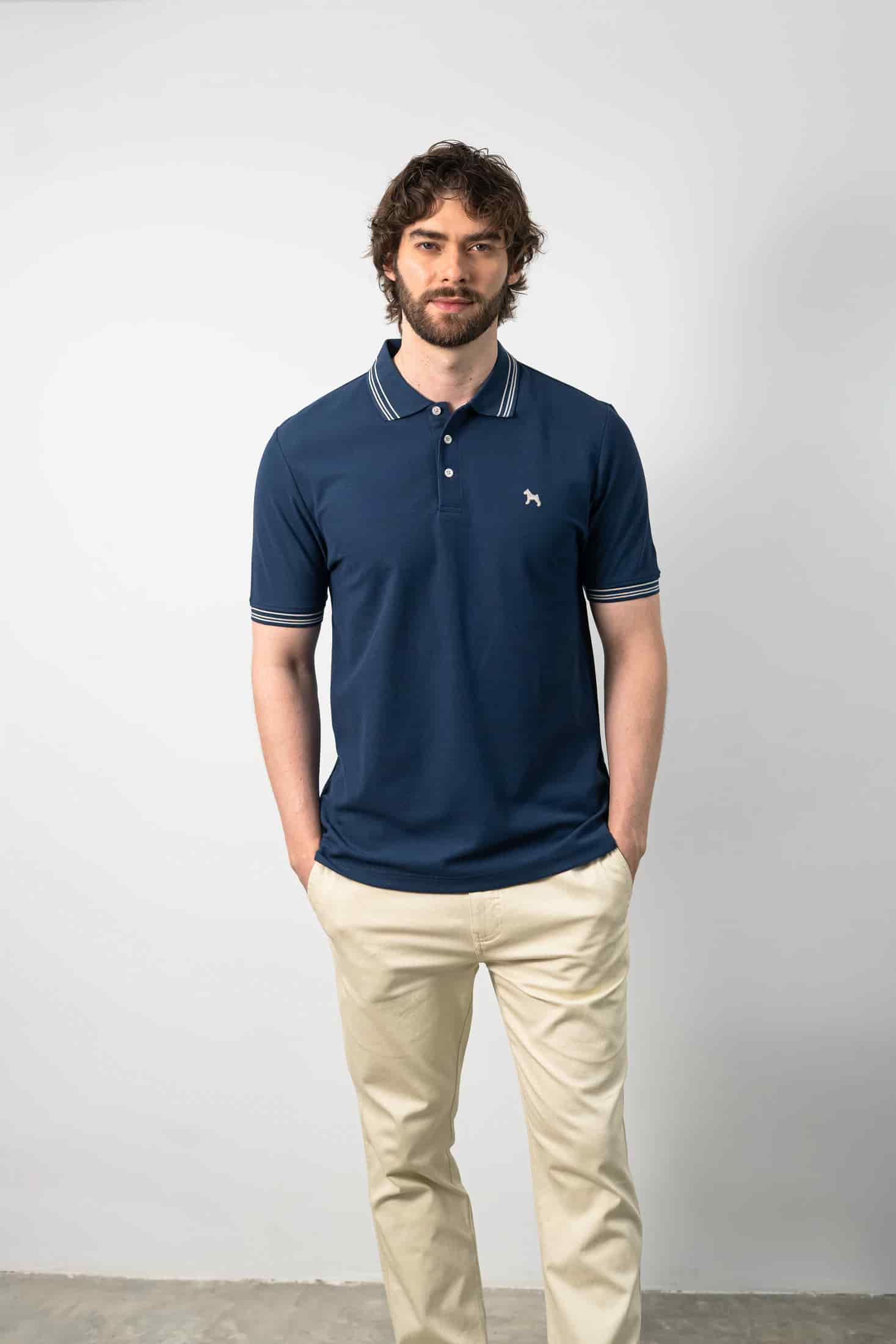 Polo Básica Azul - miniatura 1