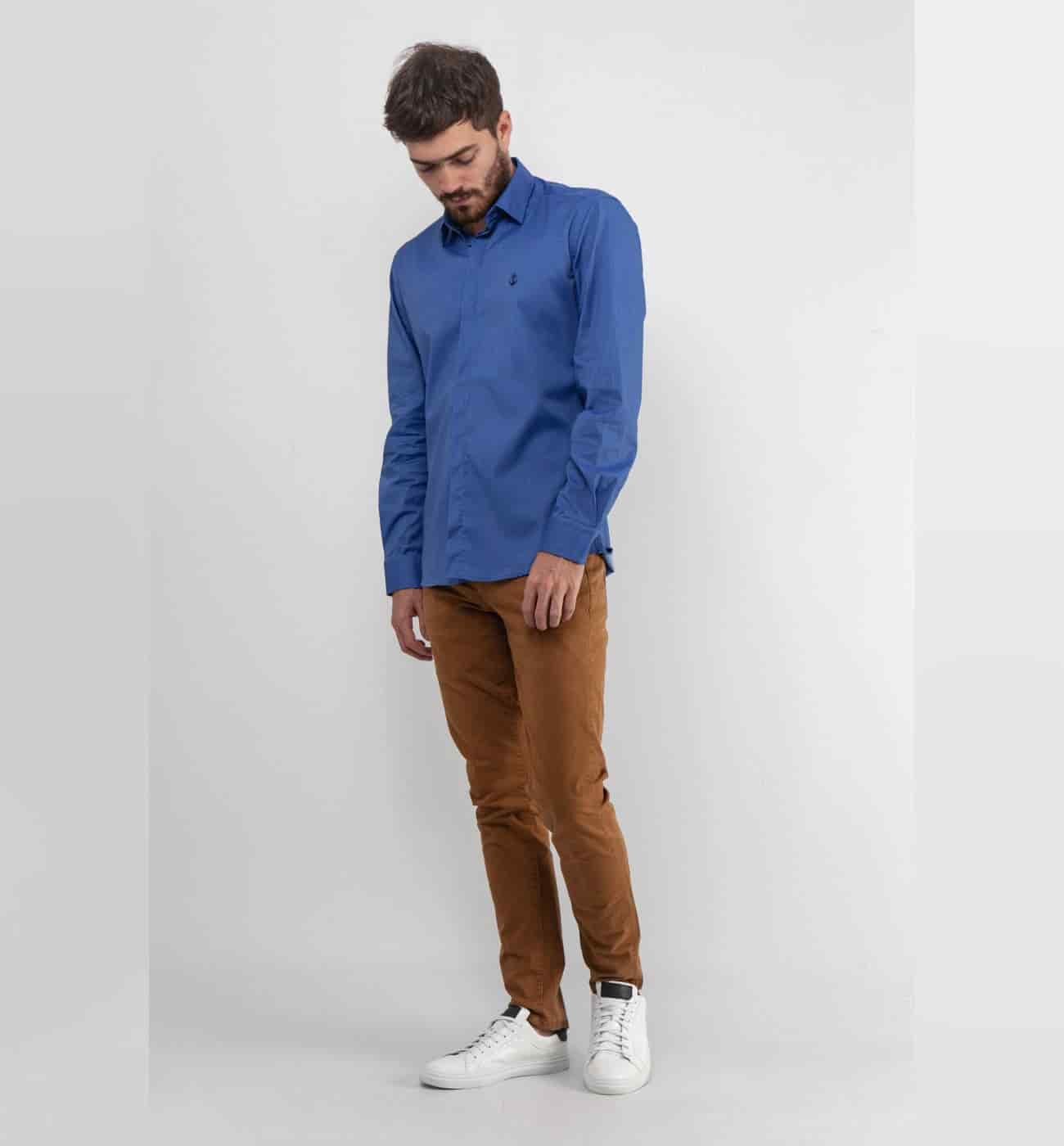 Pantalon Slim Camel - miniatura 3