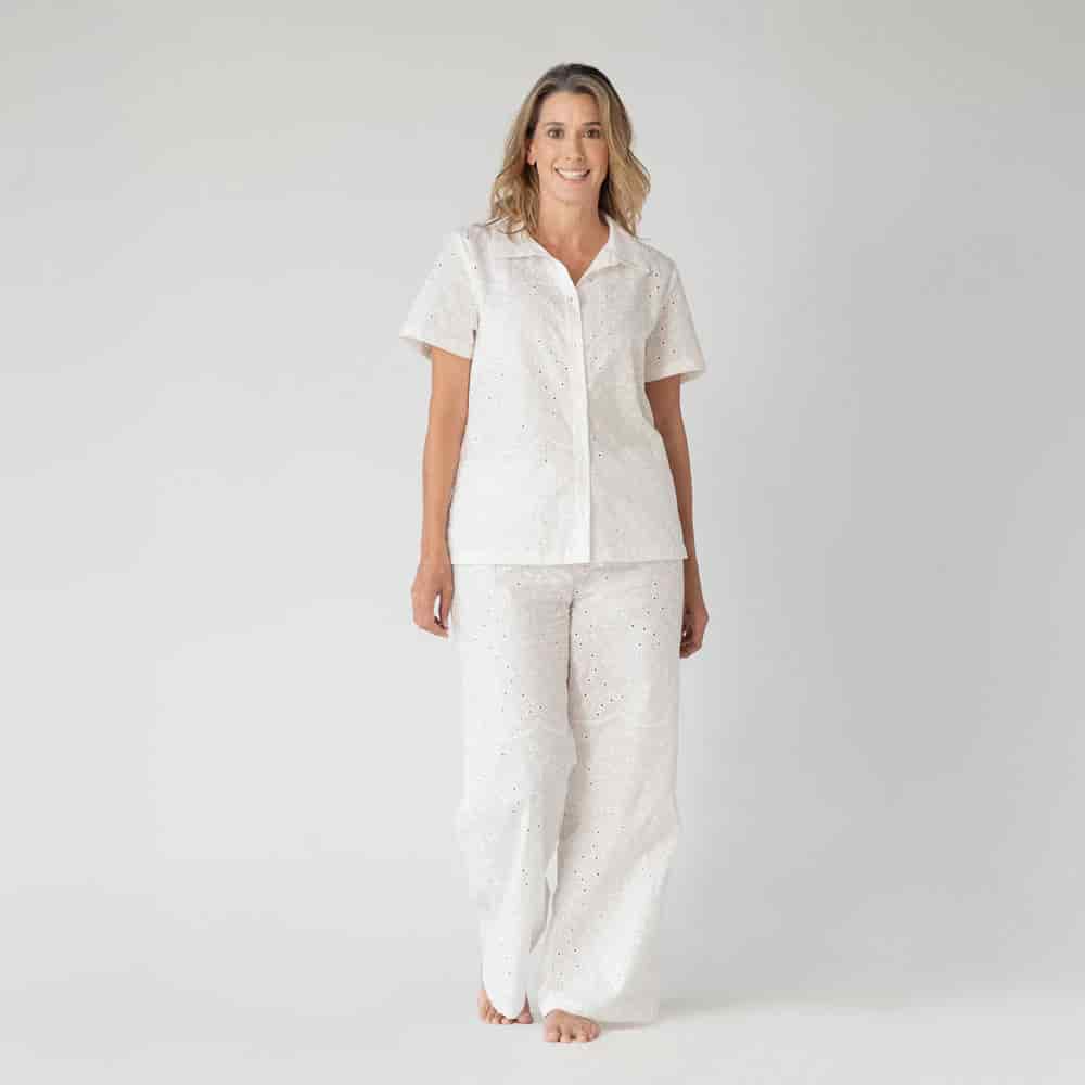 Conjunto de Pijama Pantalón Largo en Ojalillo - miniatura 1