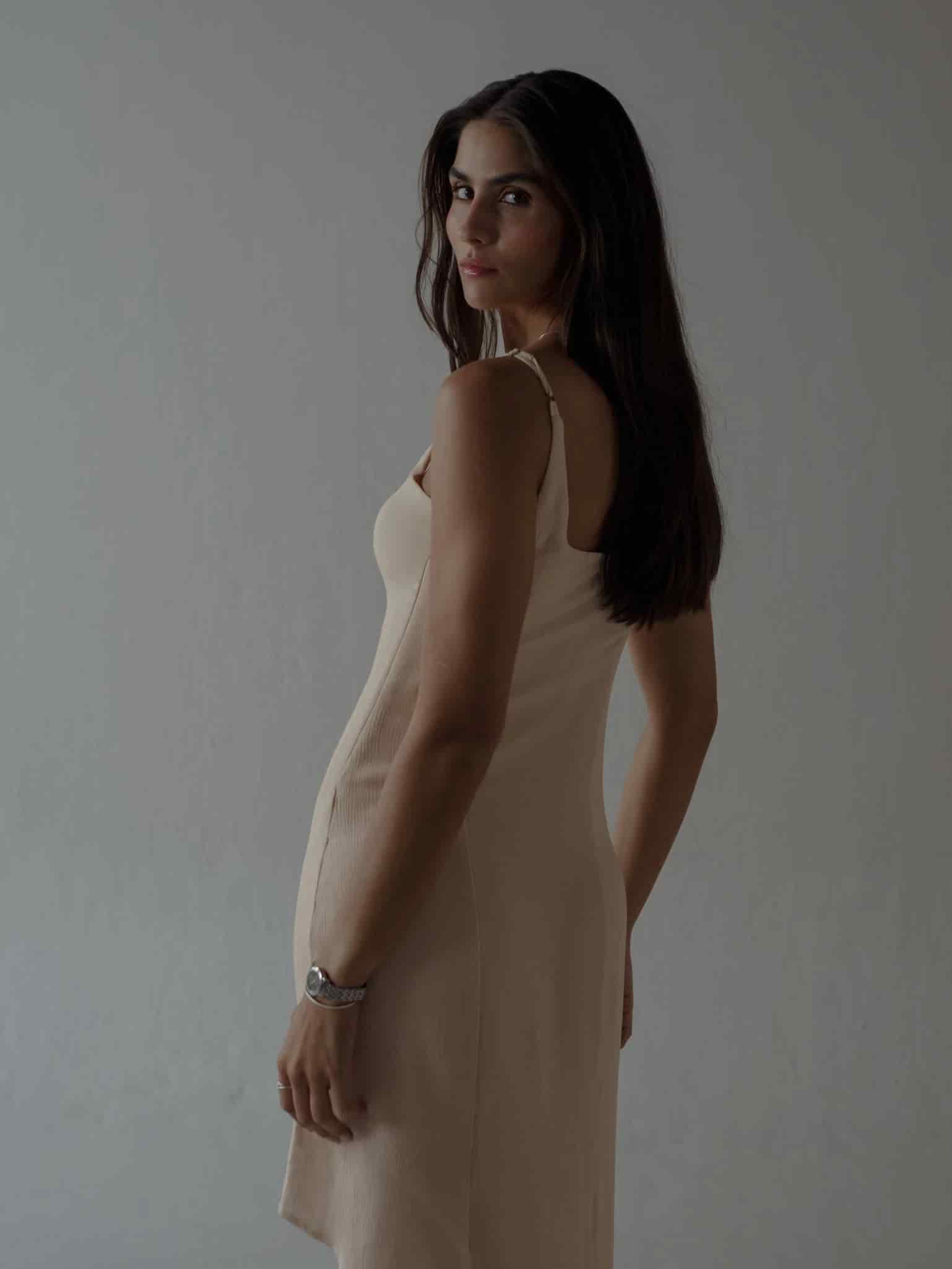 THE MINIMAL DRESS - NATURAL - miniatura 7