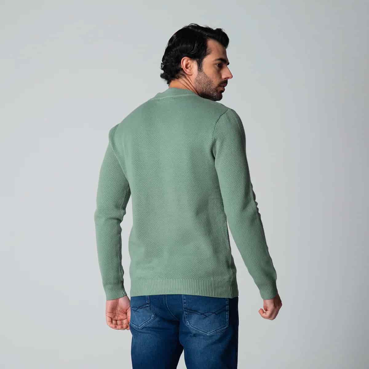 Buzo Tejido Cuello Alto Aldo - miniatura 5