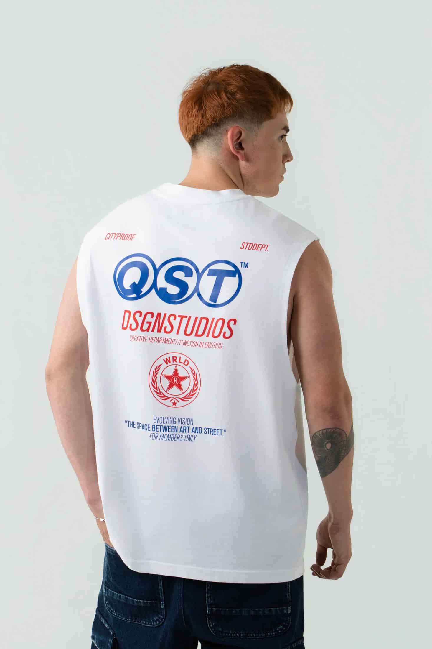 CAMISETA MANGA SISA COLOR BLANCO - miniatura 3