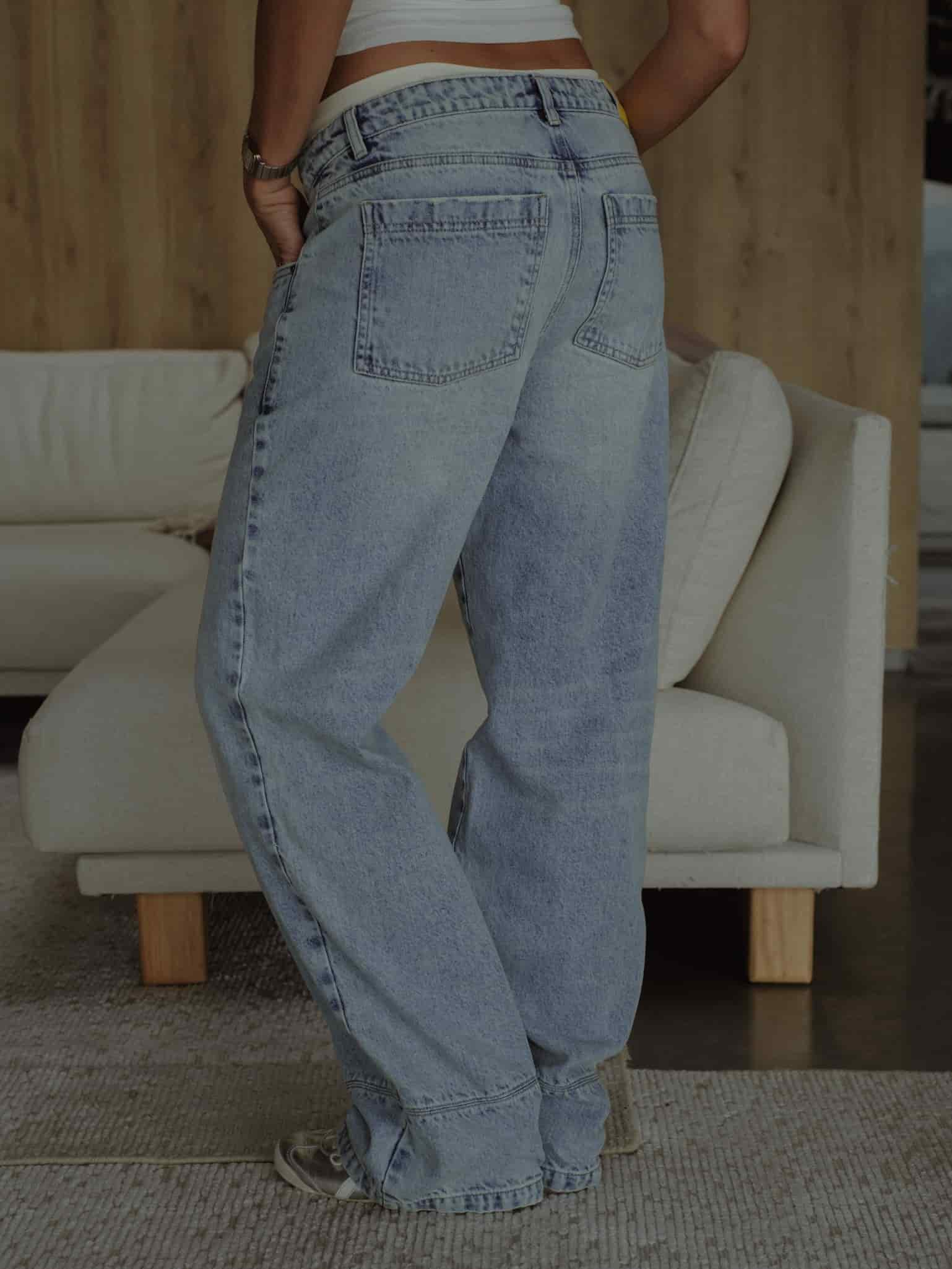LOW RENEW JEAN - OLD LIGHT BLUE - miniatura 13