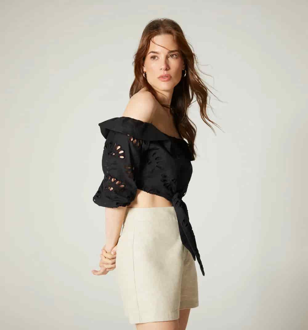 Blusa bandeja de amarrar - miniatura 2