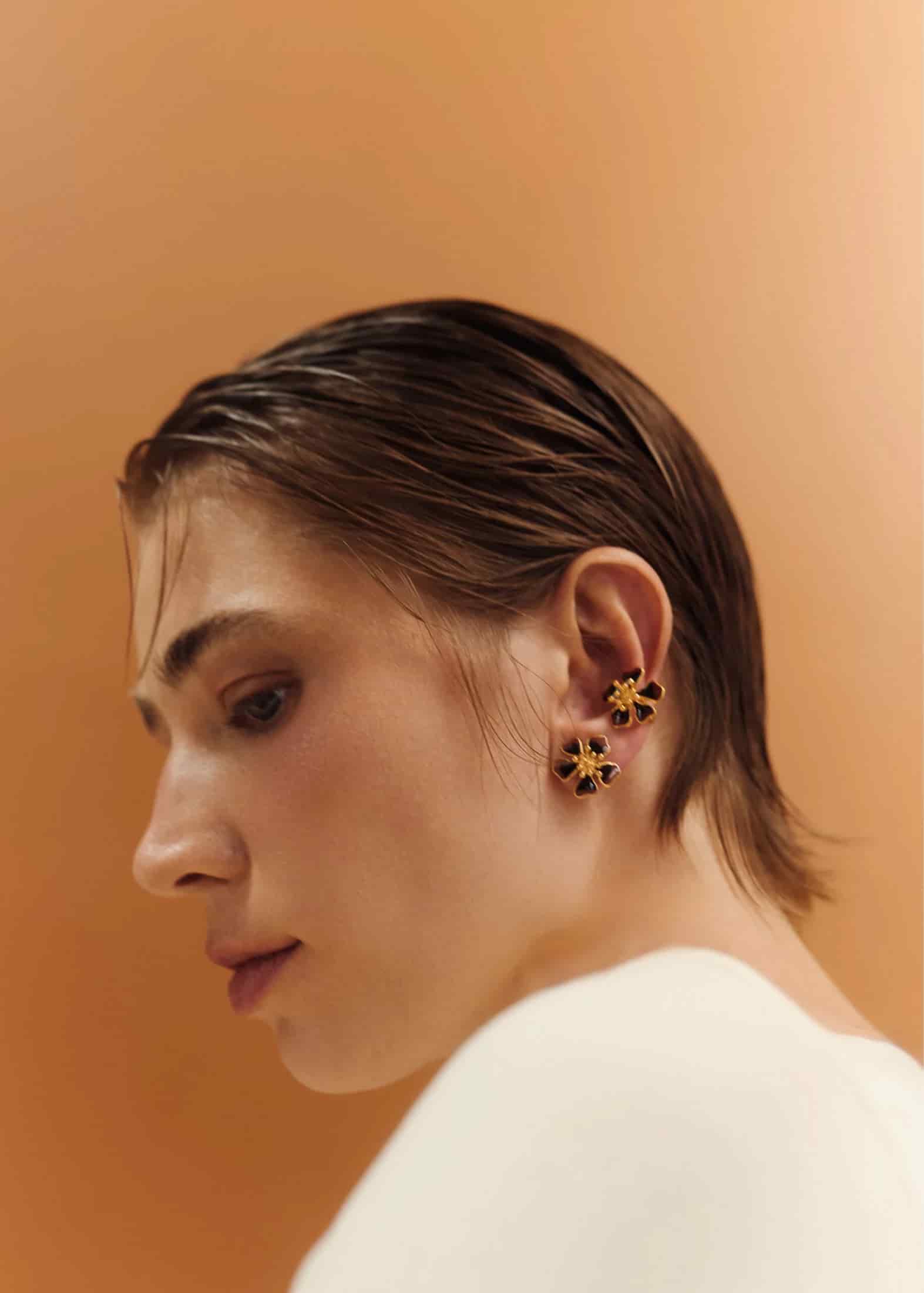 Earcuff Aurora mini Negro - miniatura 3