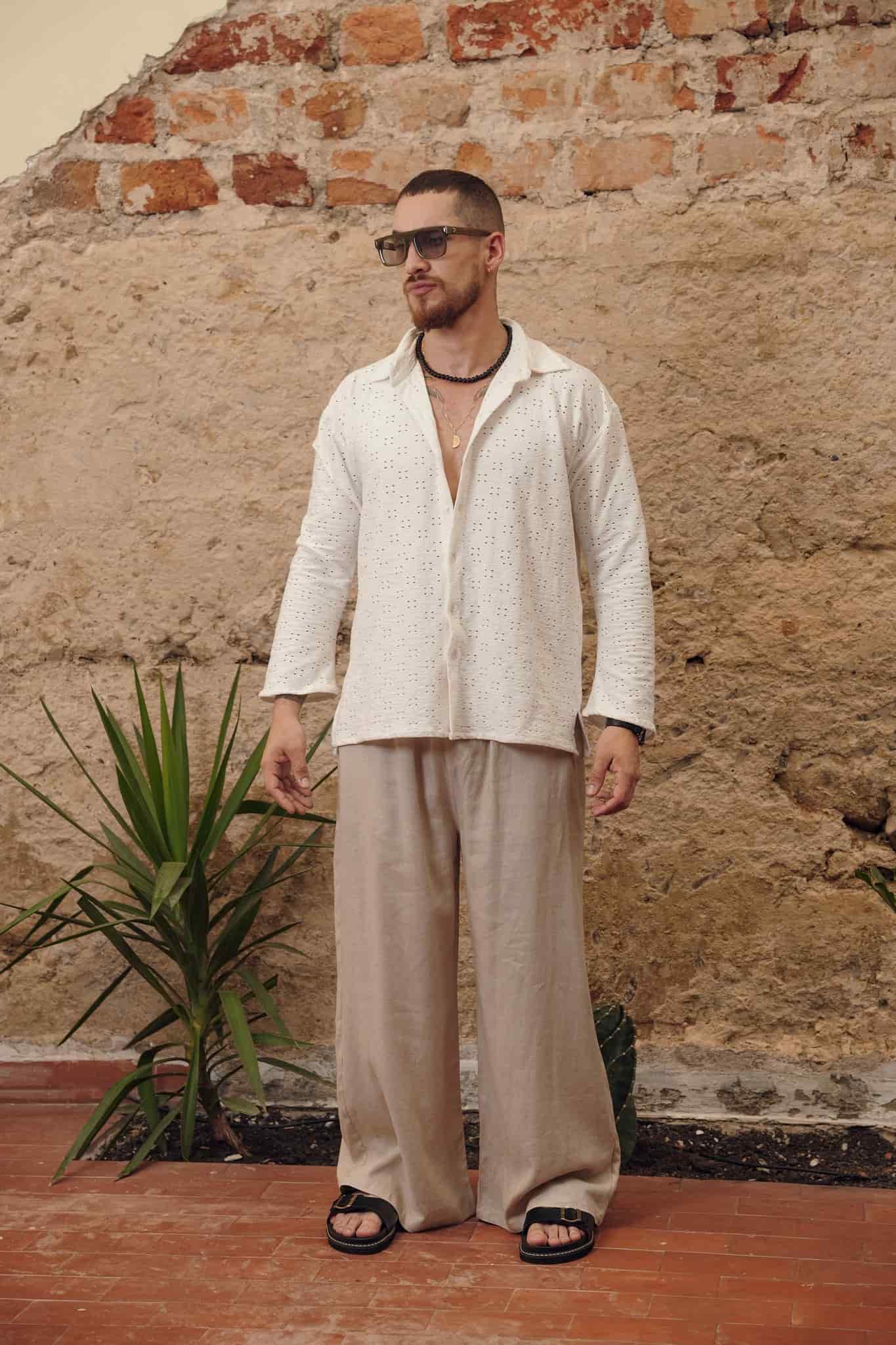 Pant bari beige - miniatura 7
