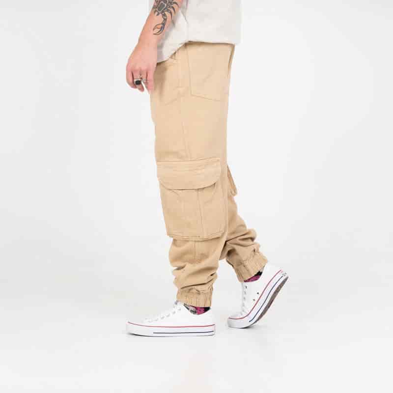 Jean Masculino Cargo H-167 Beige - miniatura 2