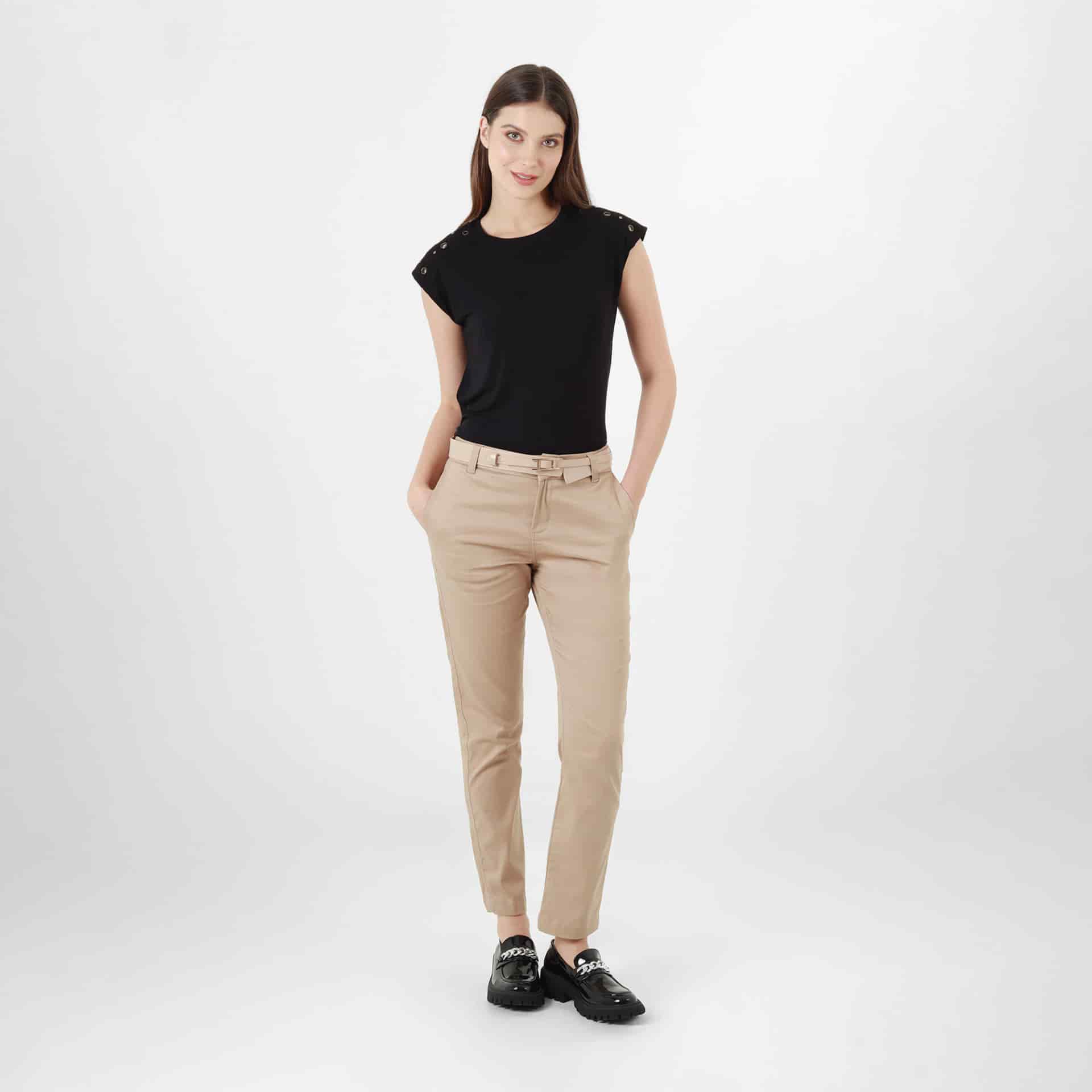 Pantalon Tiro Alto Bota Recta - miniatura 1