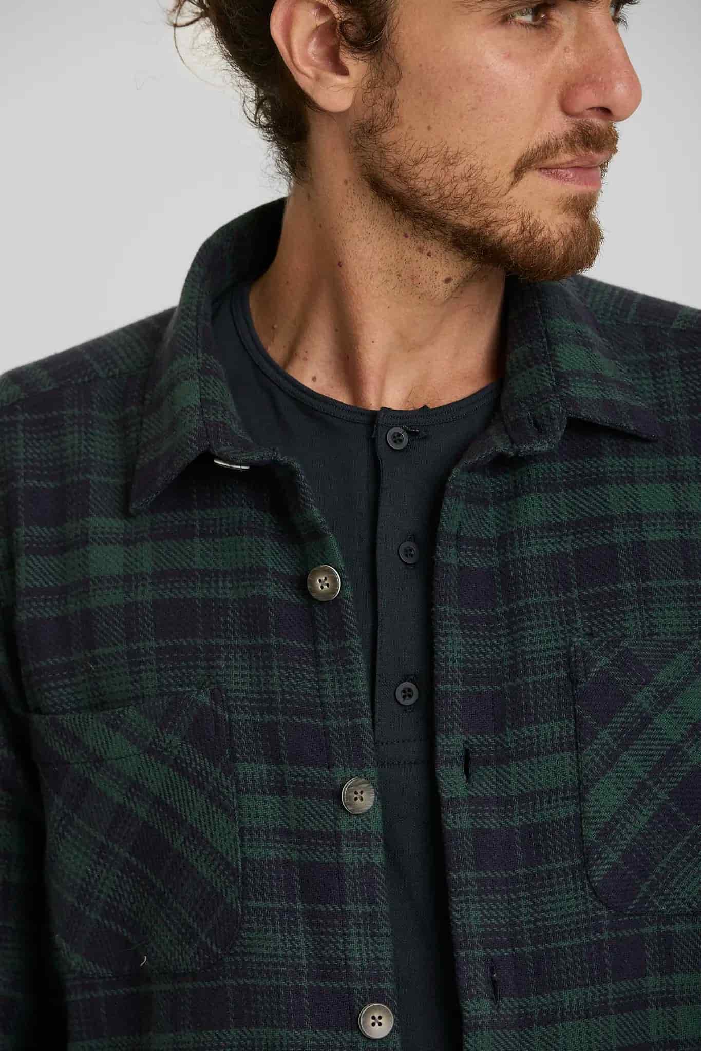 Sobrecamisa Cuadros Verde - miniatura 5