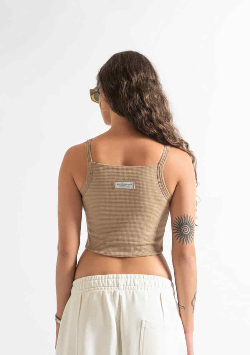 Monclair brown crop top - miniatura 11