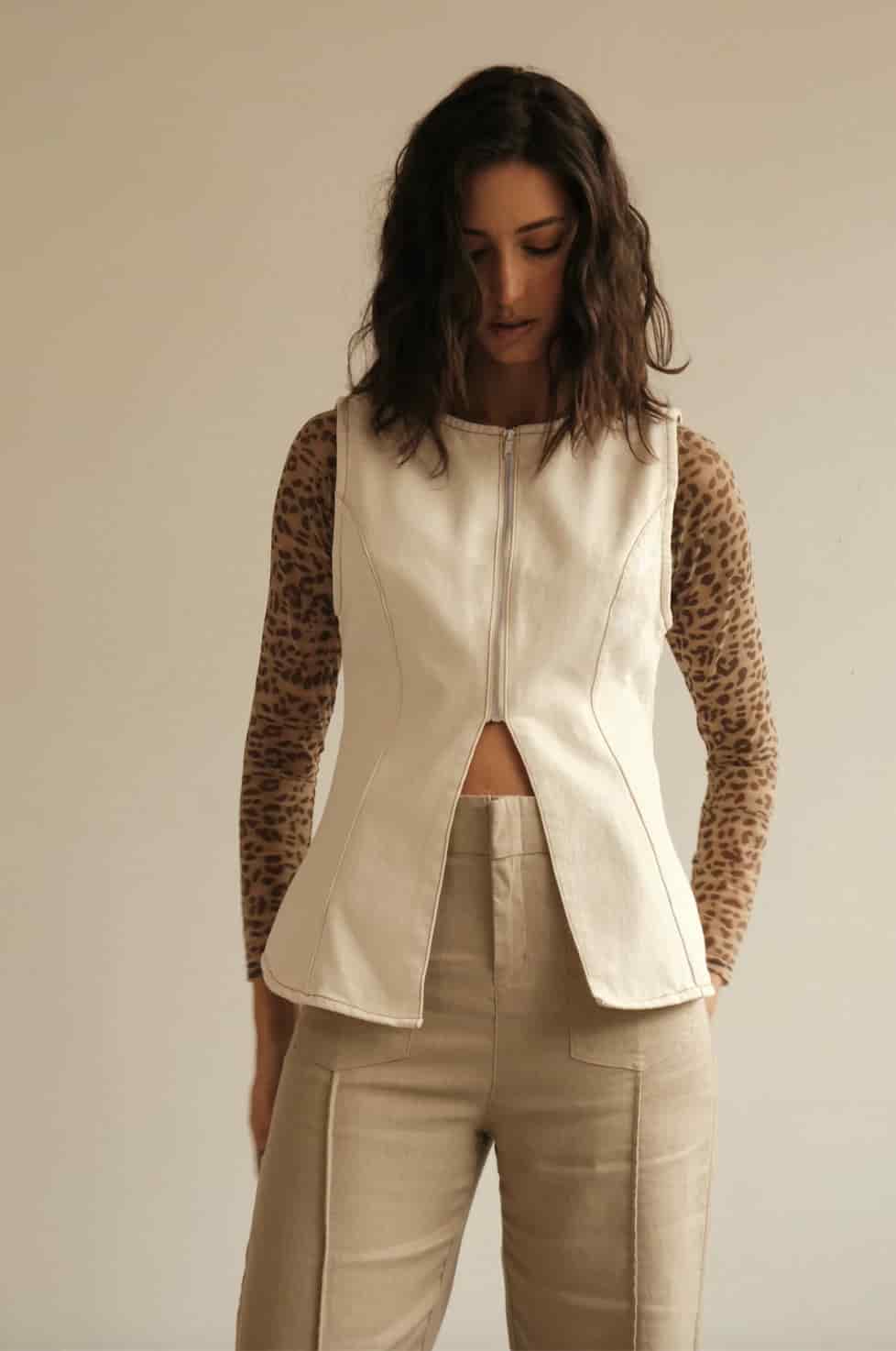 Top Union Vest | Crudo - miniatura 1