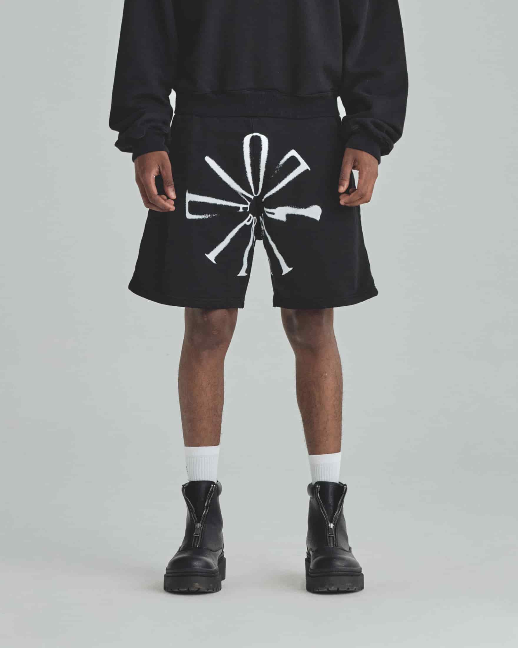 Spring Pray 4 Love Biased Shorts Black - miniatura 2