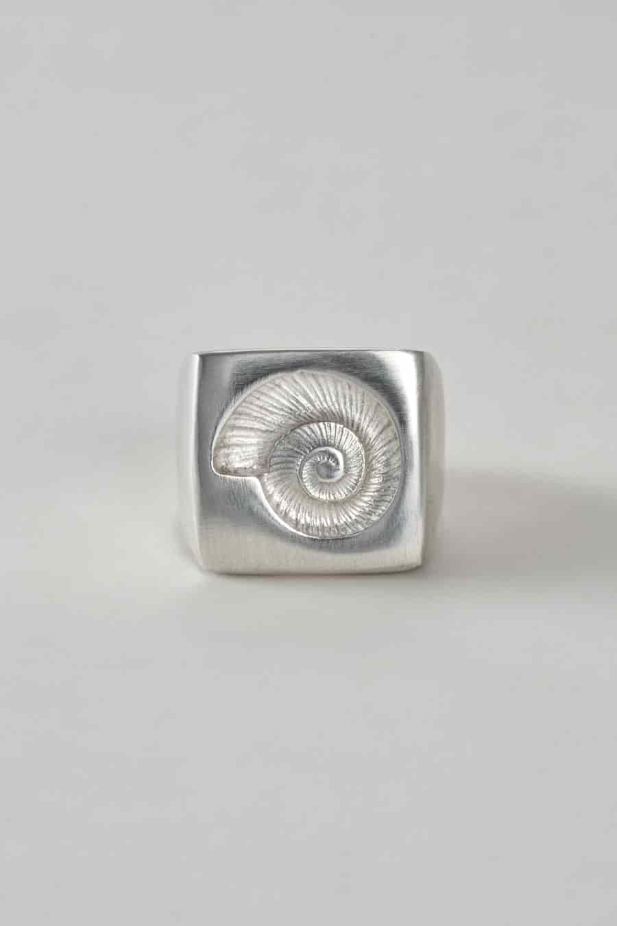 Anillo nautilus plata - miniatura 3