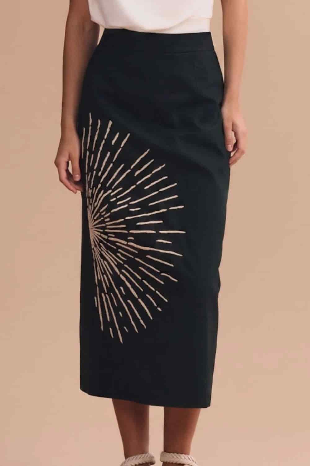 Falda venecia negro - miniatura 1
