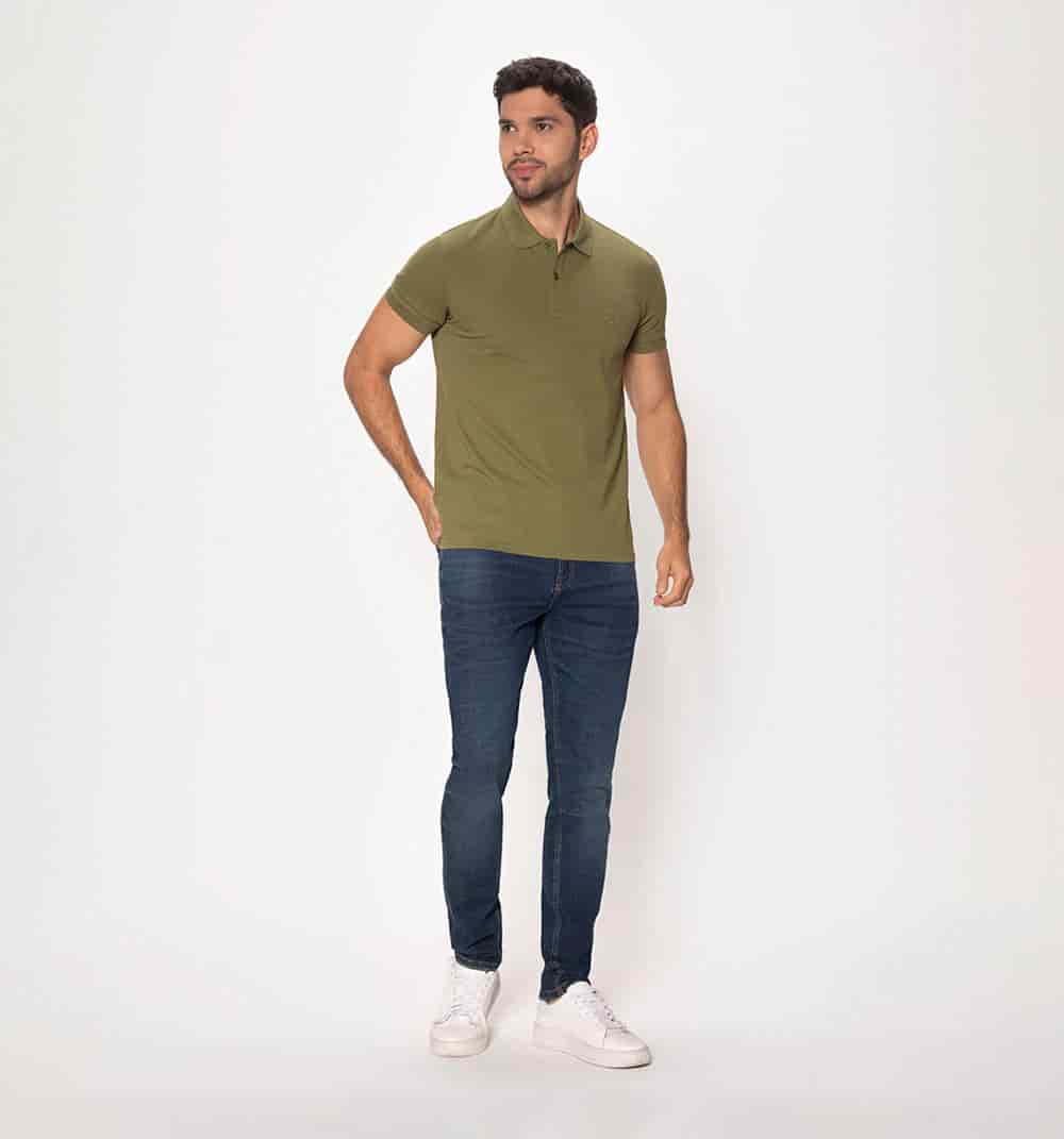Polo básica slim fit - miniatura 39
