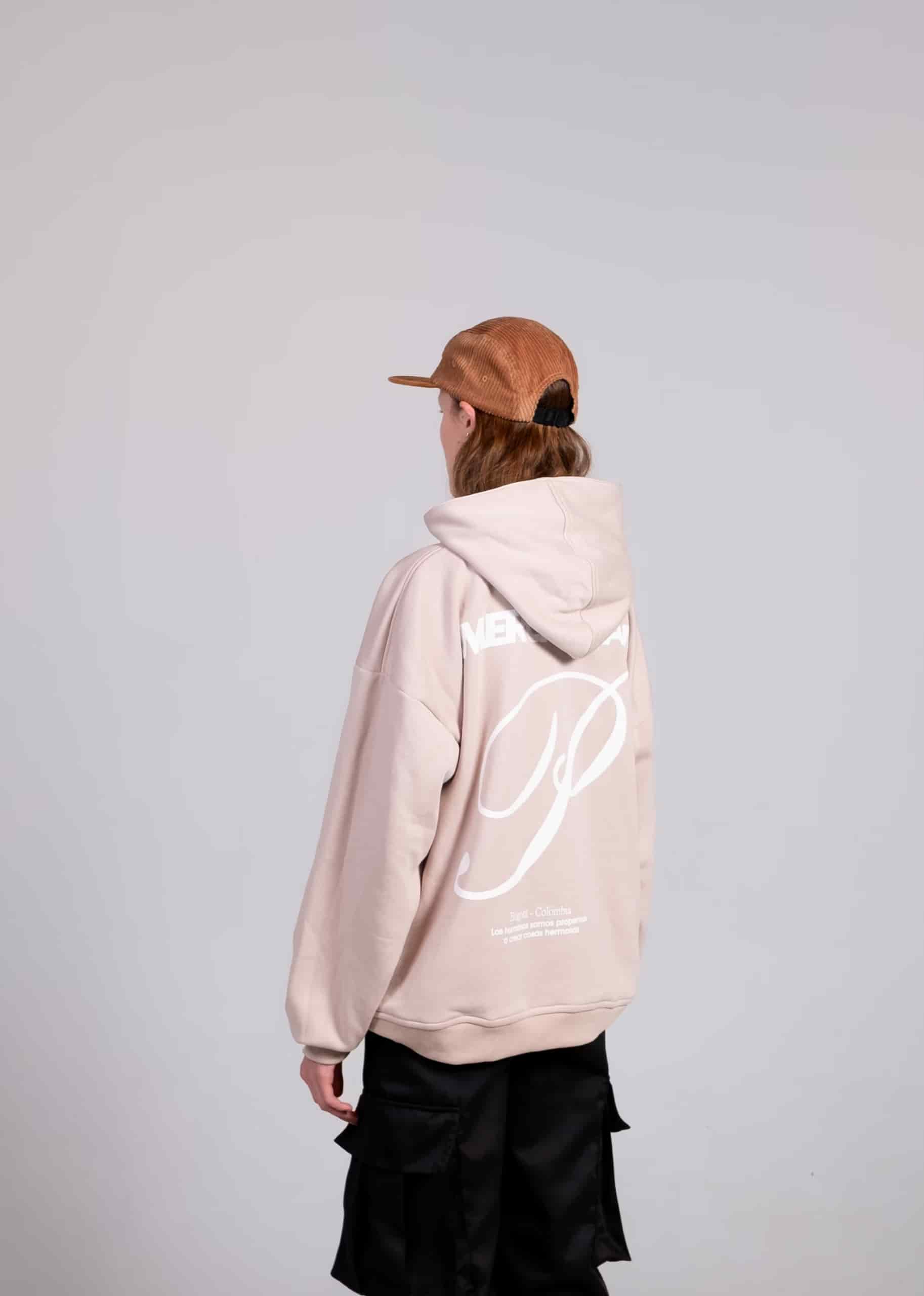 Hoodie Oversize Beigie - miniatura 7