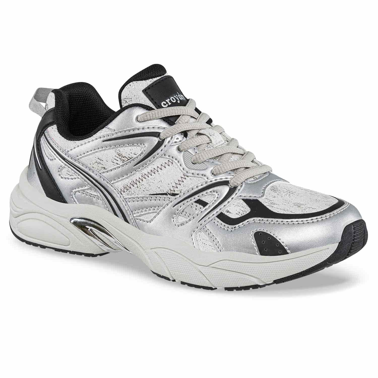 Tenis Urbanos Argame Gris-Negro Croydon para Mujer - miniatura 1