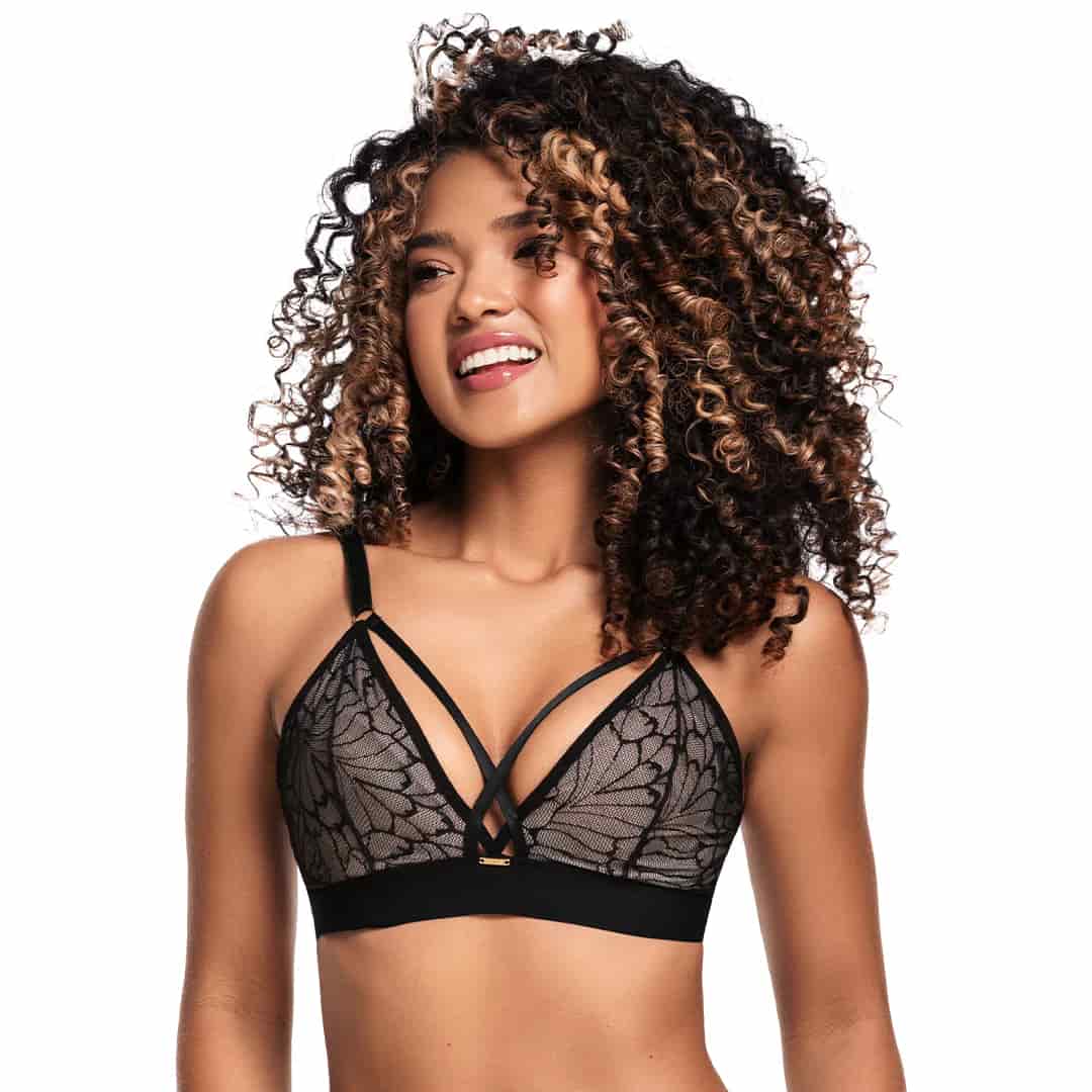 BRALETTE CON ENCAJE ROMÁNTICO - miniatura 3
