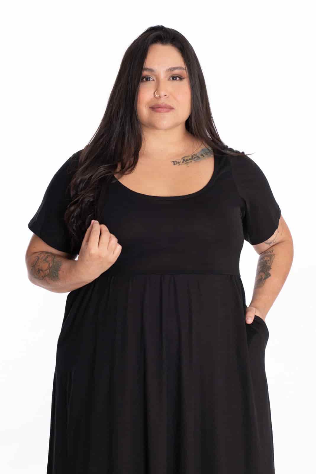 Vestido Vanessa Negro - miniatura 8