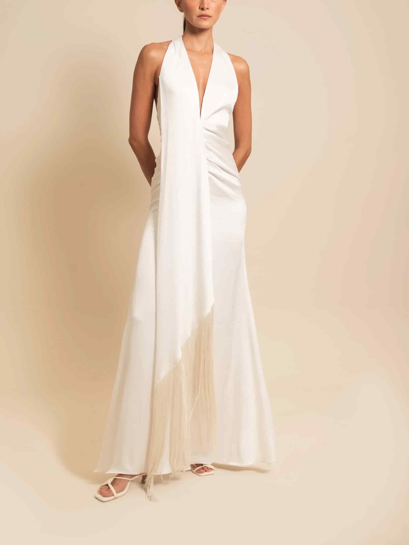 GEORGINA DRESS IVORY - miniatura 3
