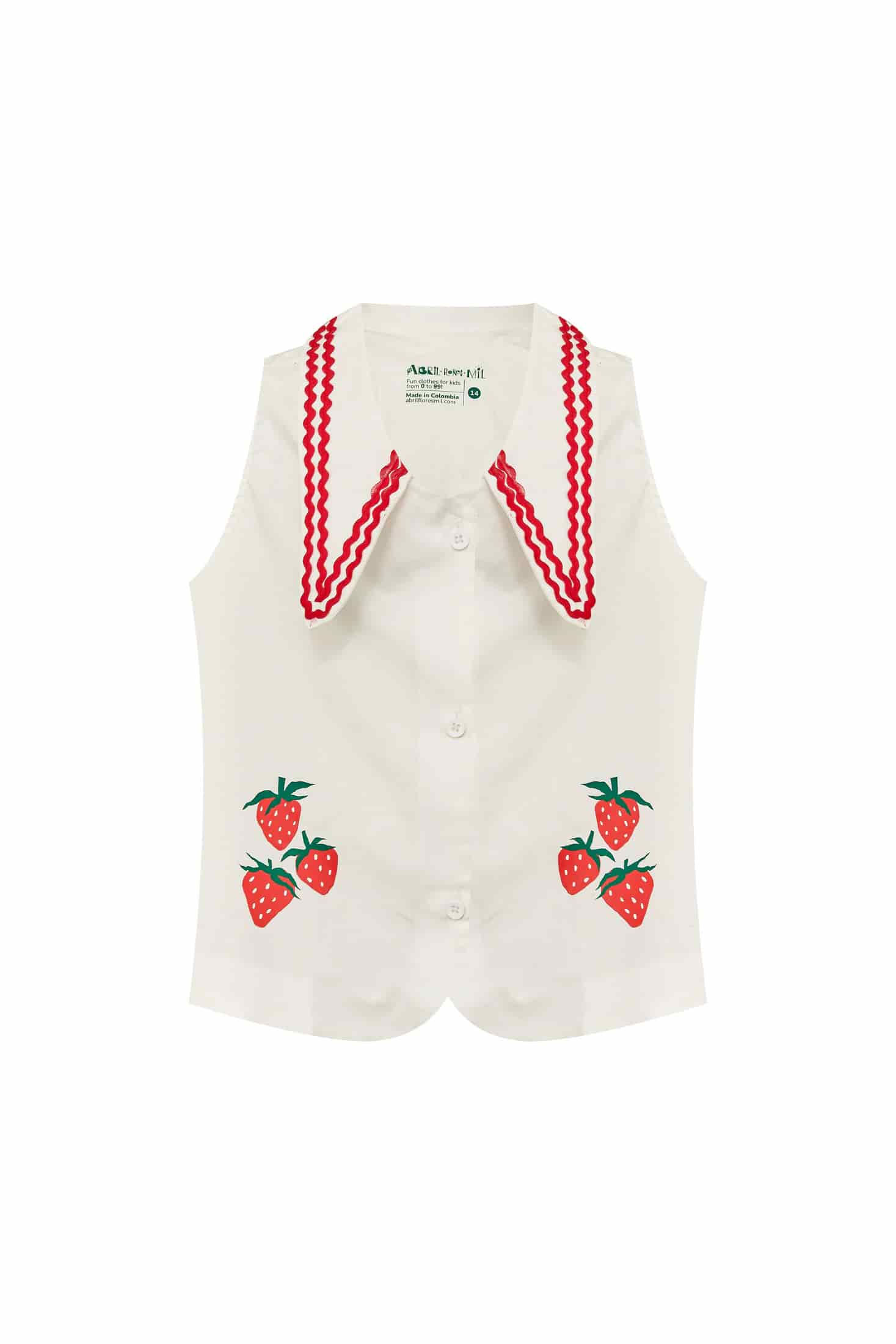 Camisa Fresas Marinera Adulto - miniatura 8