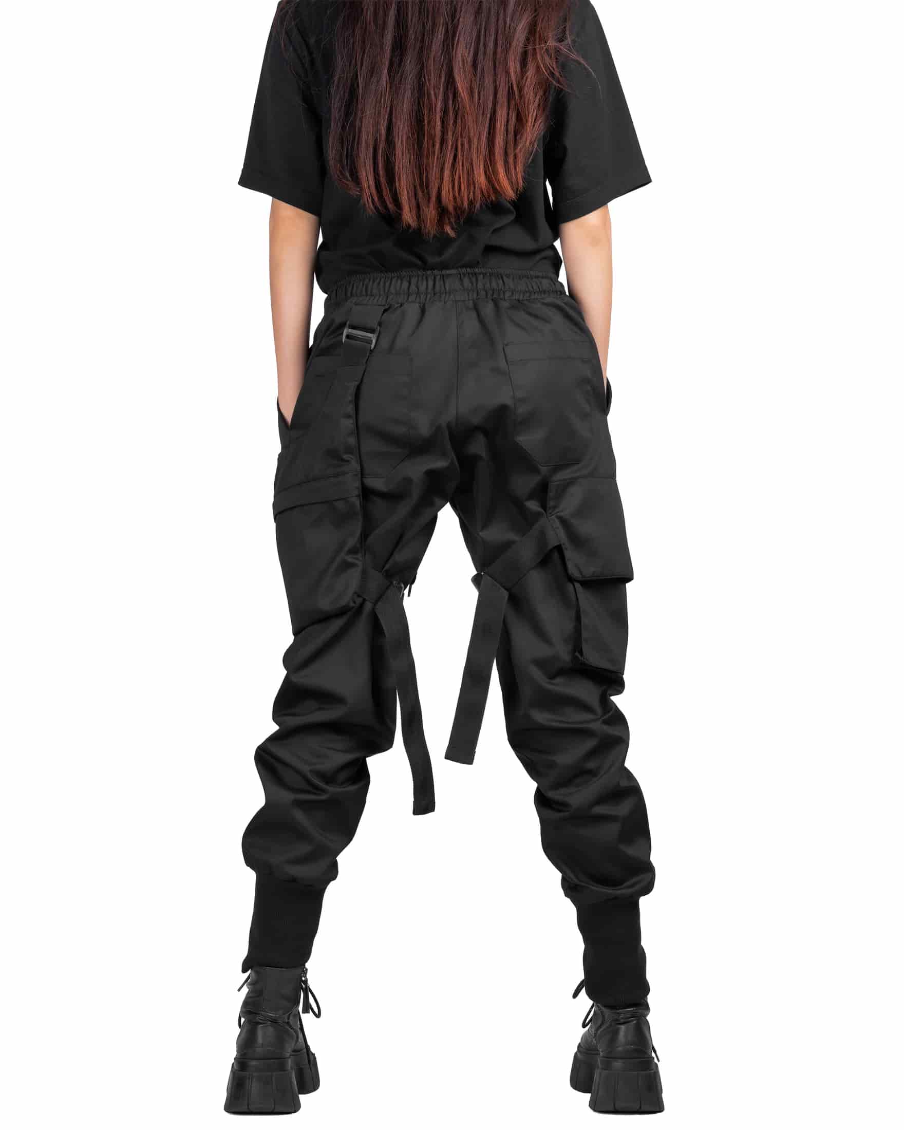 Pantalon Asimetrico Semibaggy Gabardina - miniatura 5