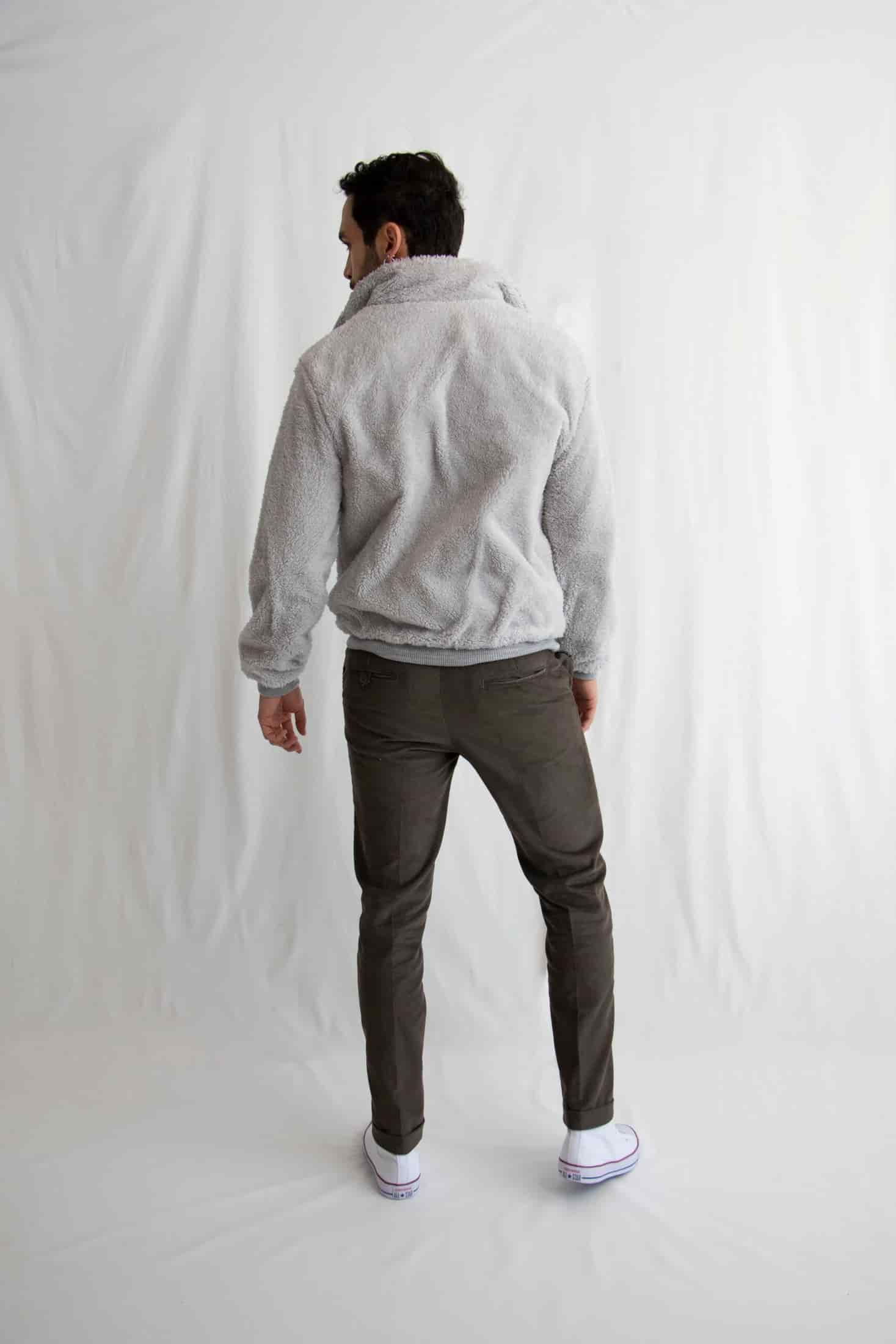 Chaqueta oveja gris - miniatura 3