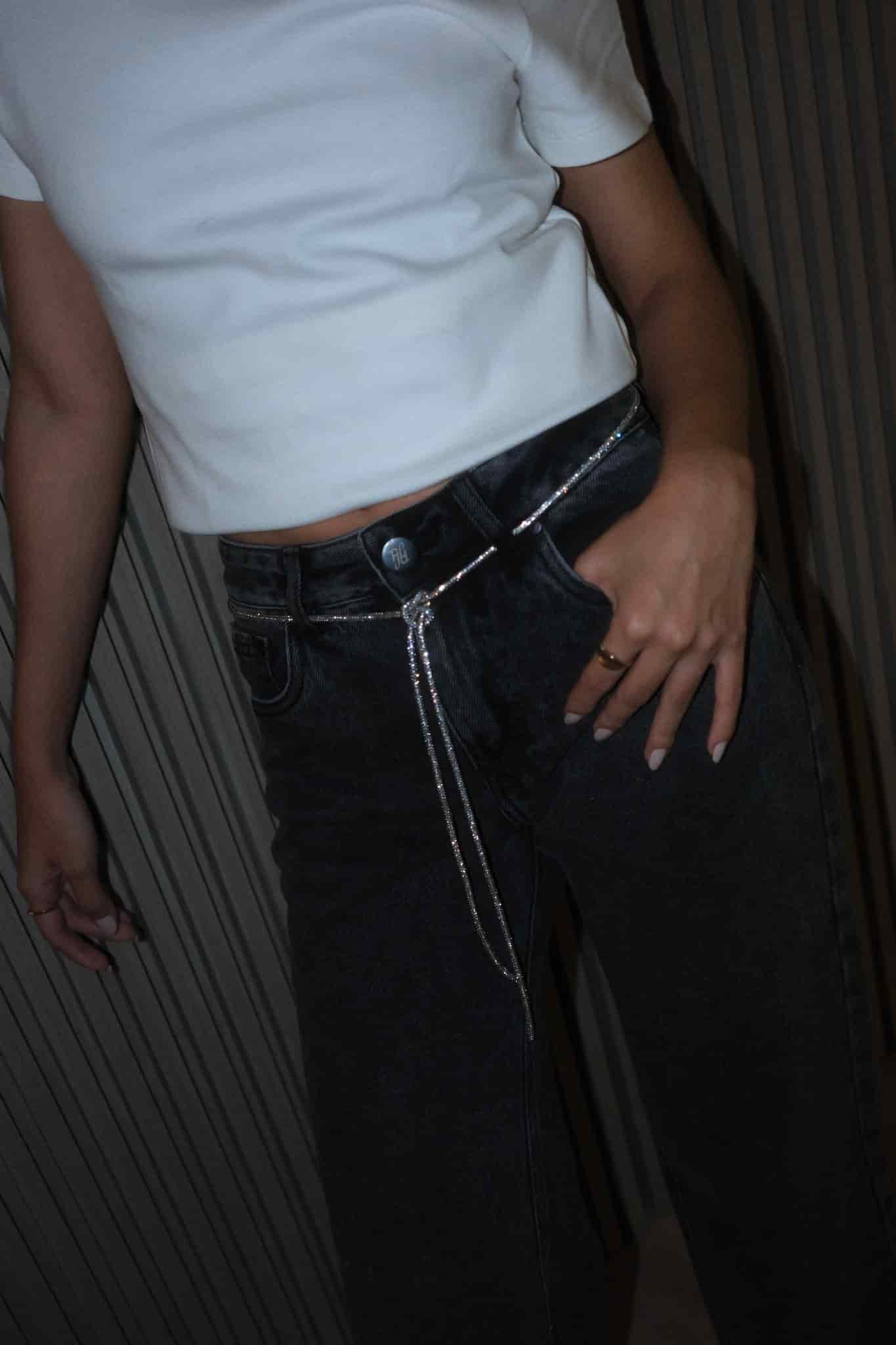 Gray Jeans Sparkling Belt - miniatura 4