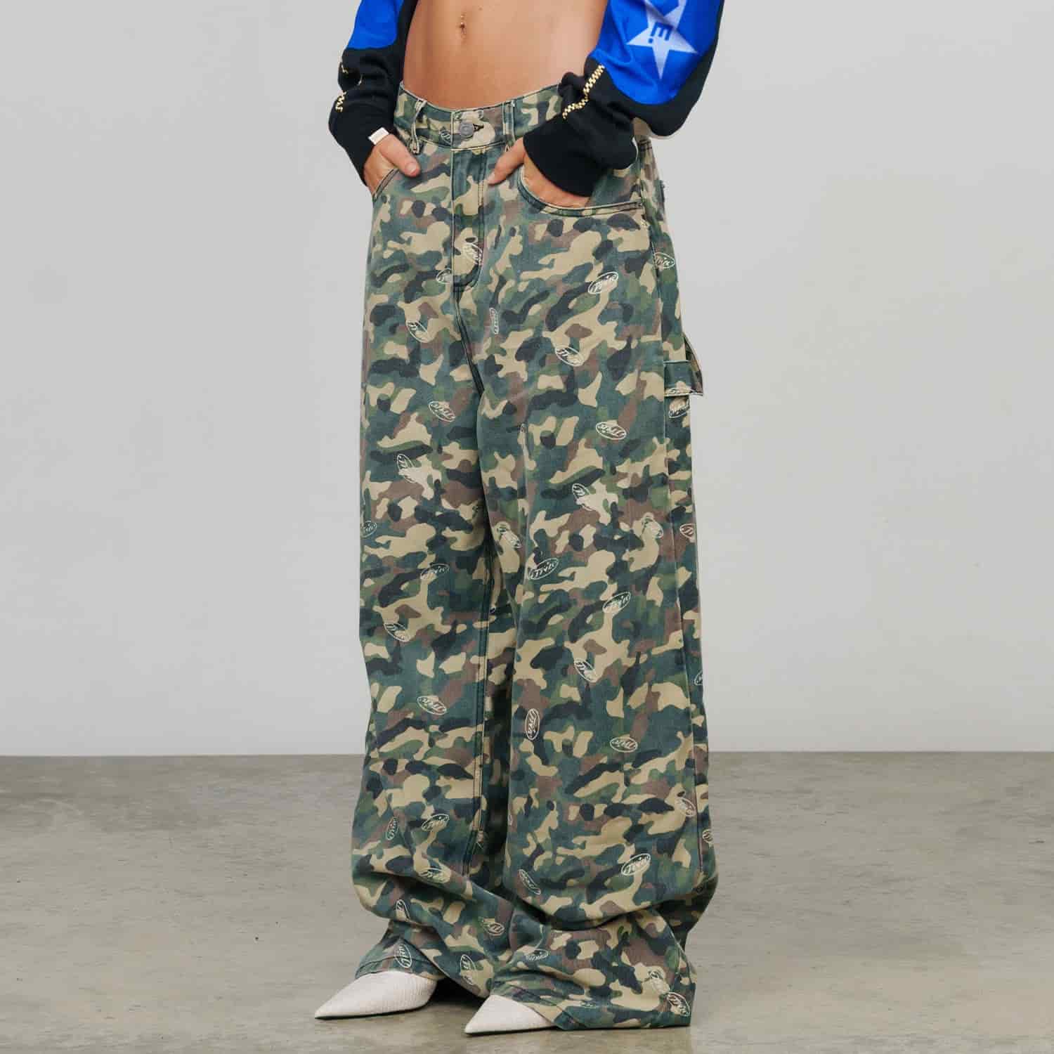 Racing Camo Carpenter Pants - Green - miniatura 9