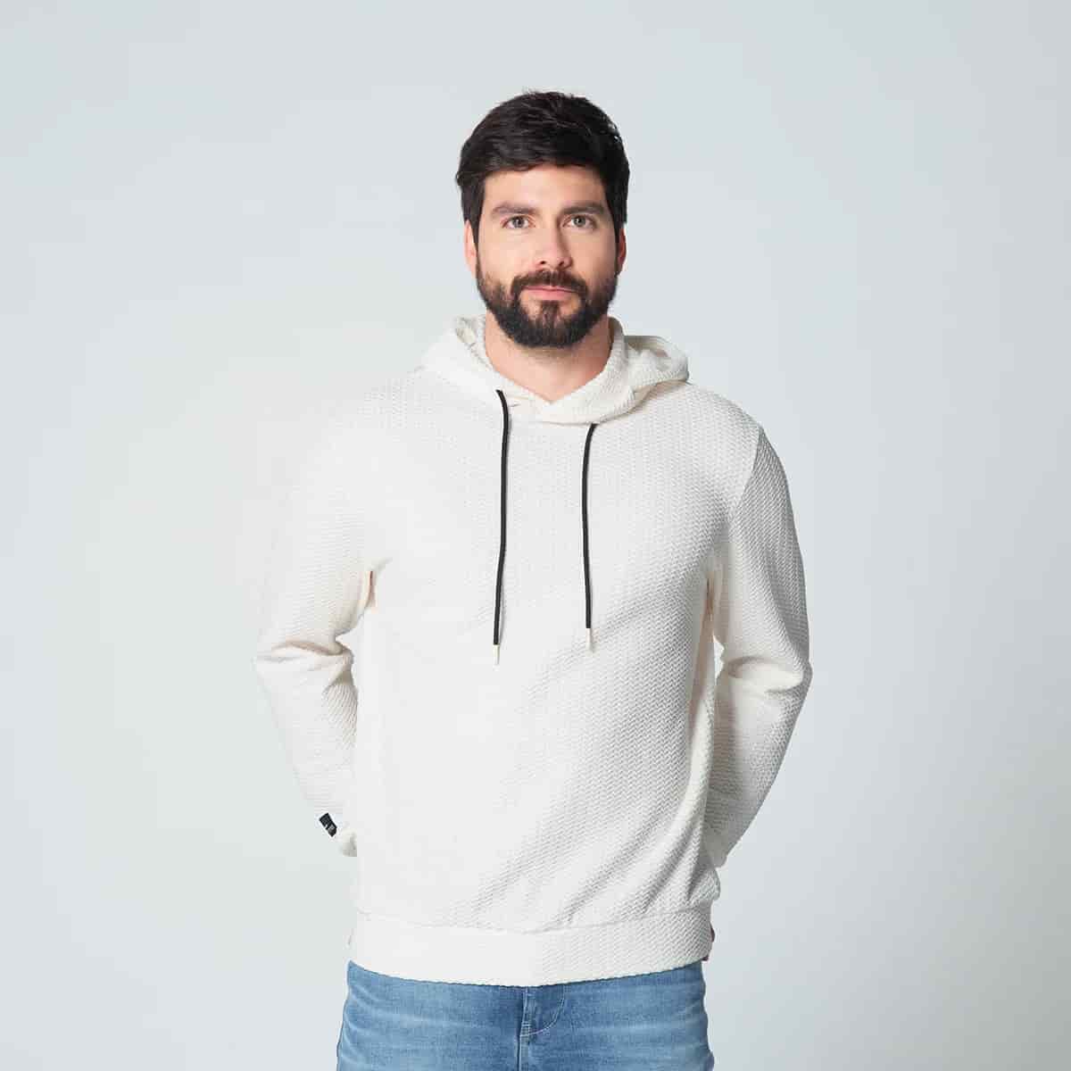 Buzo Hoddie Regular Moca - miniatura 3
