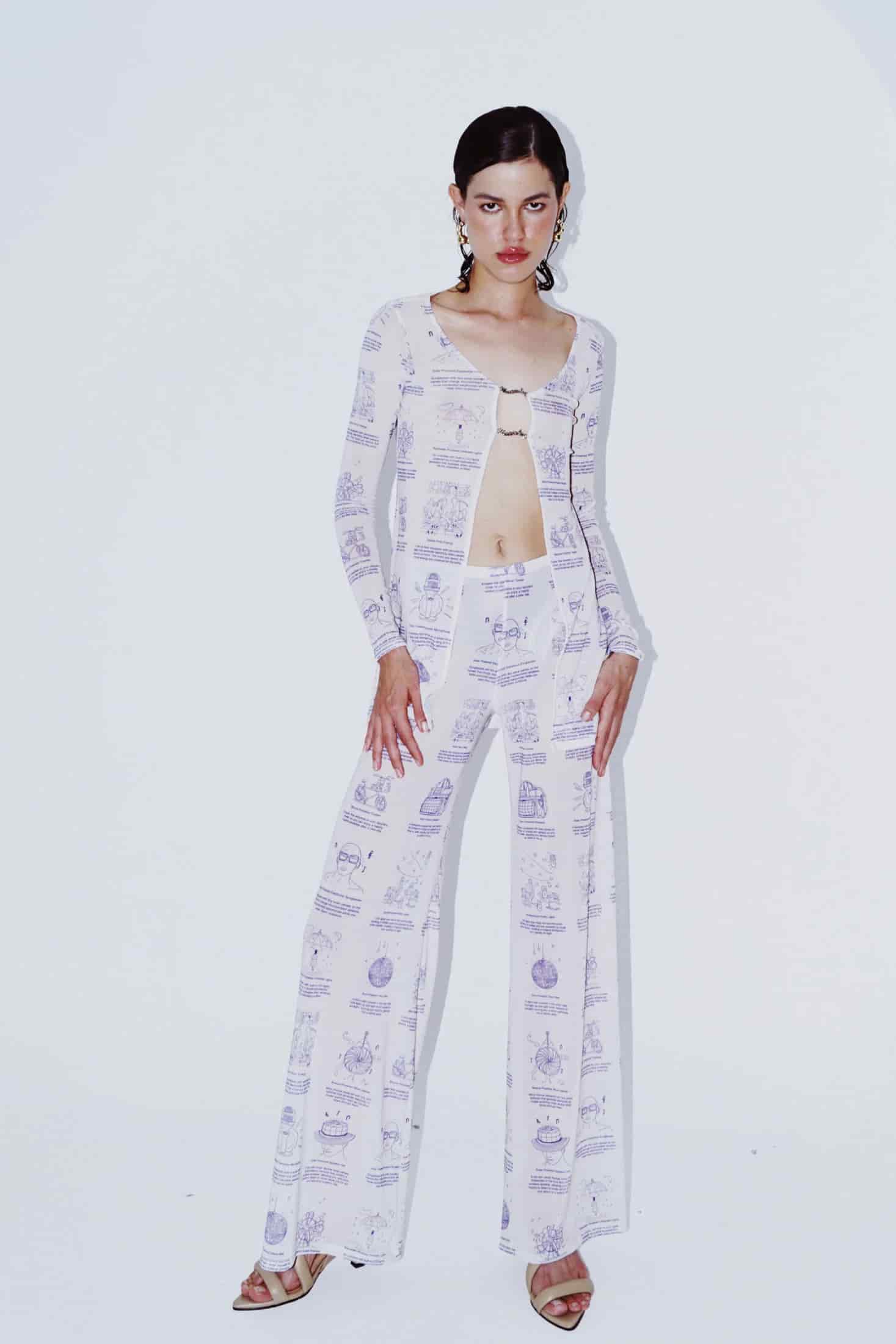 'Patents' Mesh Pants - miniatura 15