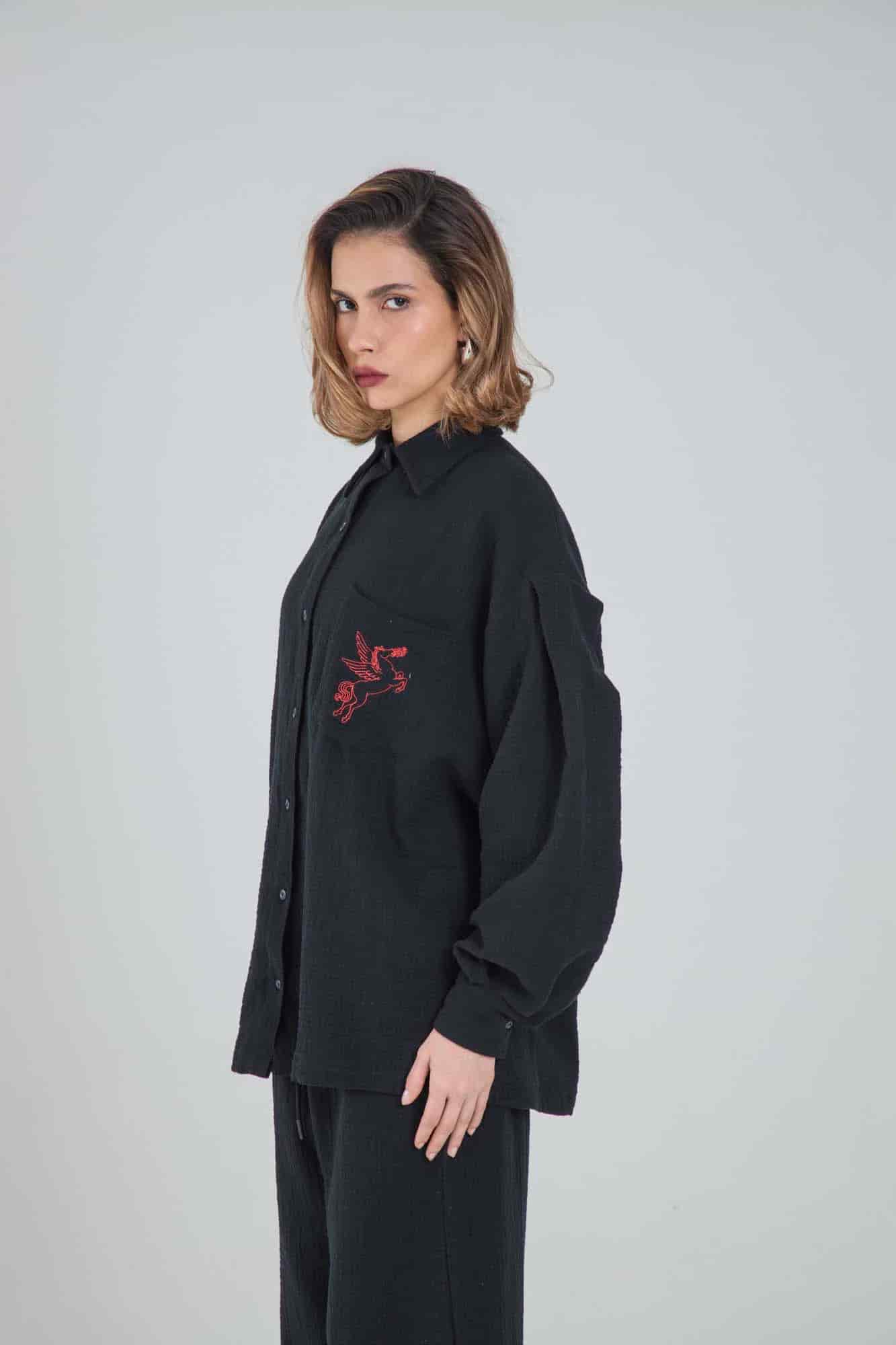 PEGASUS BLACK SHIRT - miniatura 8